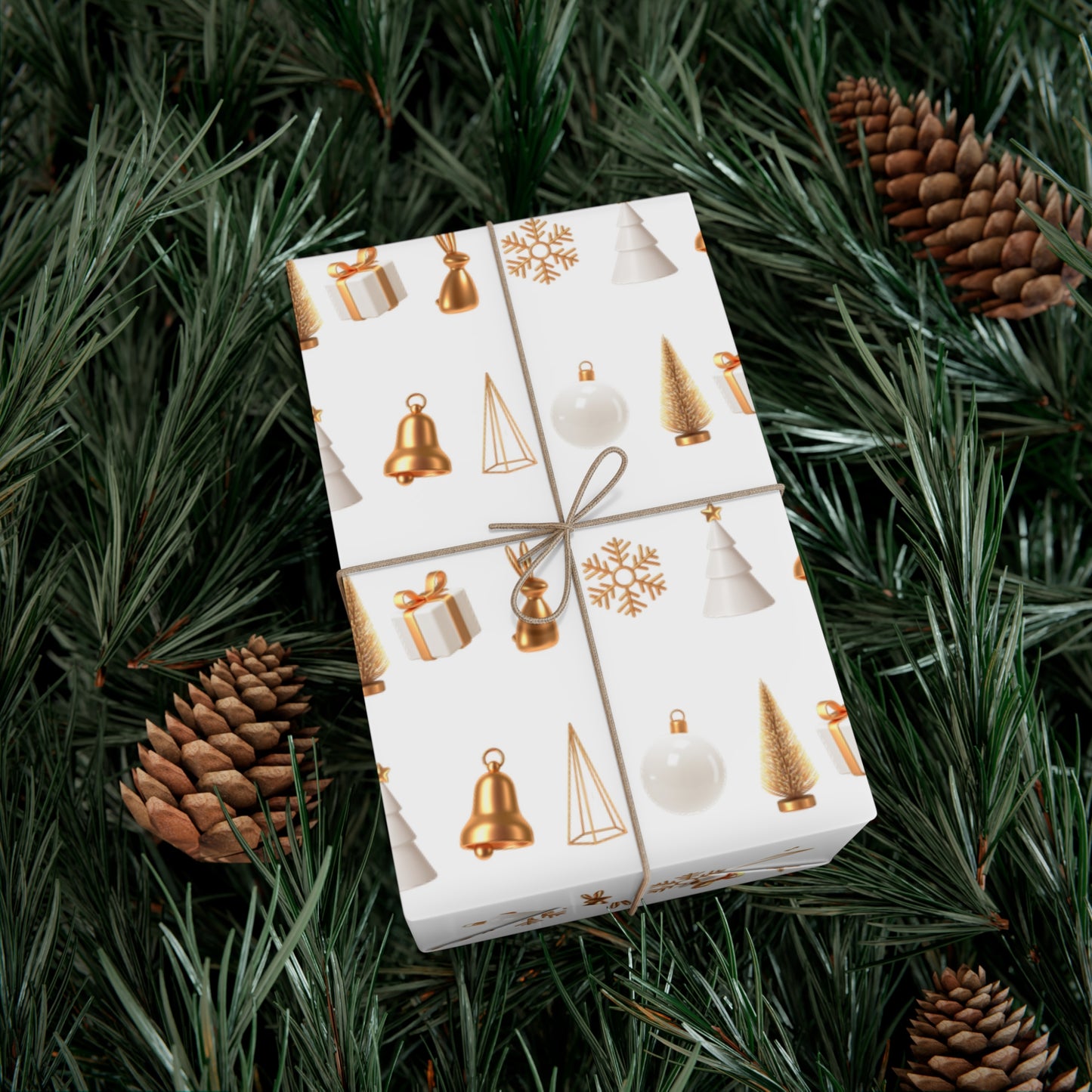 Festive Gift Wrap Paper – Elegant Holiday Design for All Occasions - aMOOsing Designs