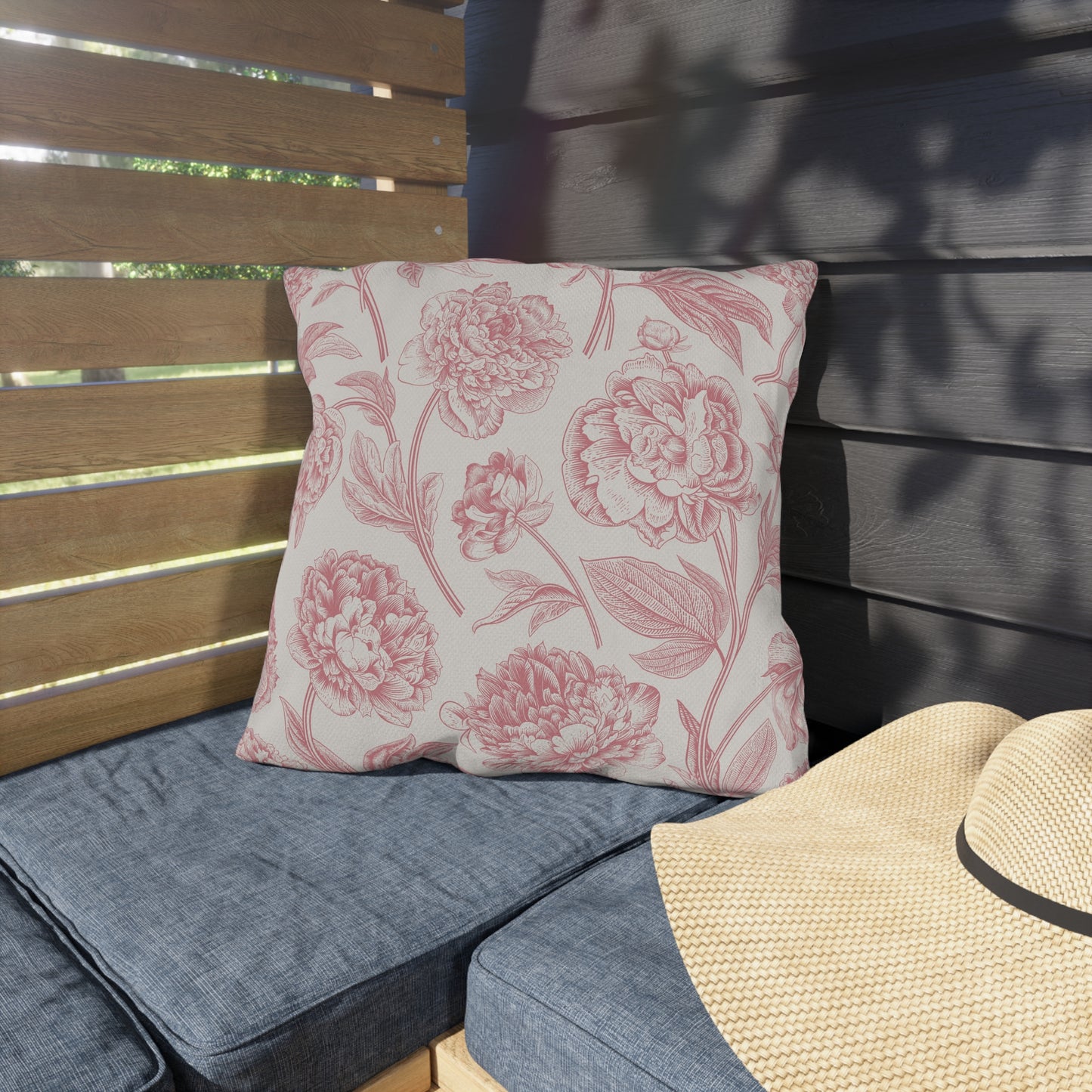 Vintage Floral Outdoor Pillow - aMOOsing Designs