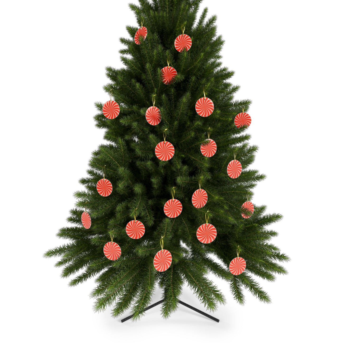 Peppermint Glass Ornaments for Festive Cheer, Holiday Decor, Christmas Tree Decorations, Gift Tags, Seasonal Home Accents