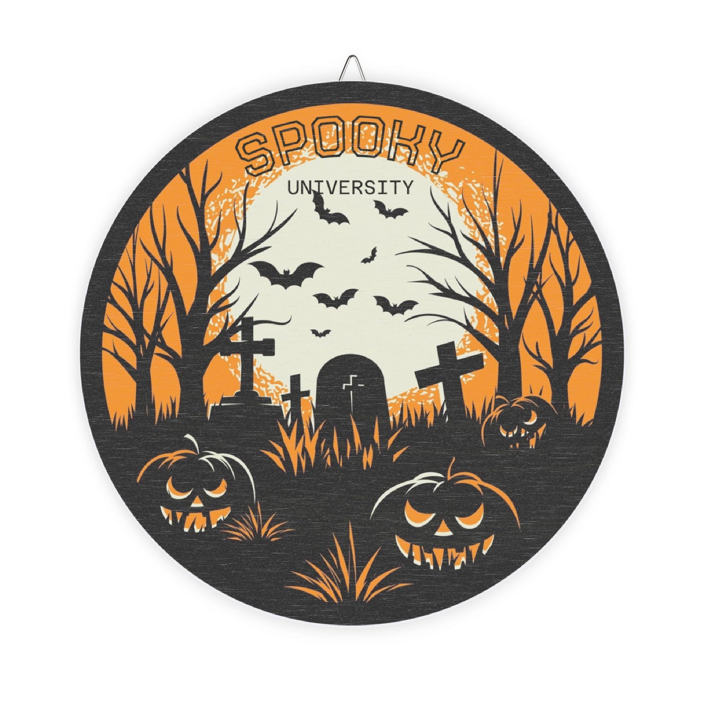 Spooky University Wood Sign, Halloween Decor, Haunted House Wall Art, Fall Decor, Rustic Halloween Sign