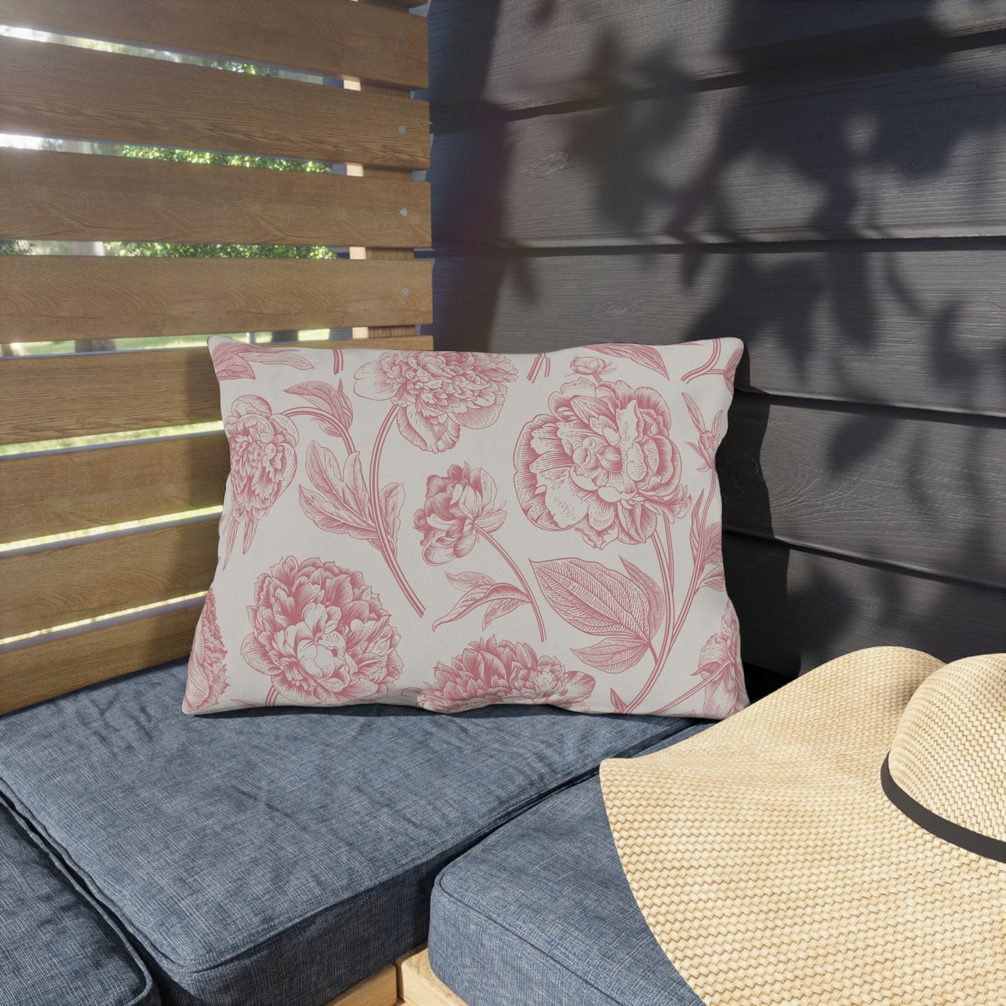 Vintage Floral Outdoor Pillow - aMOOsing Designs