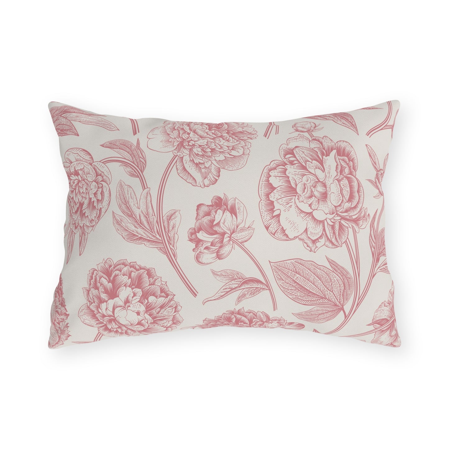 Vintage Floral Outdoor Pillow - aMOOsing Designs