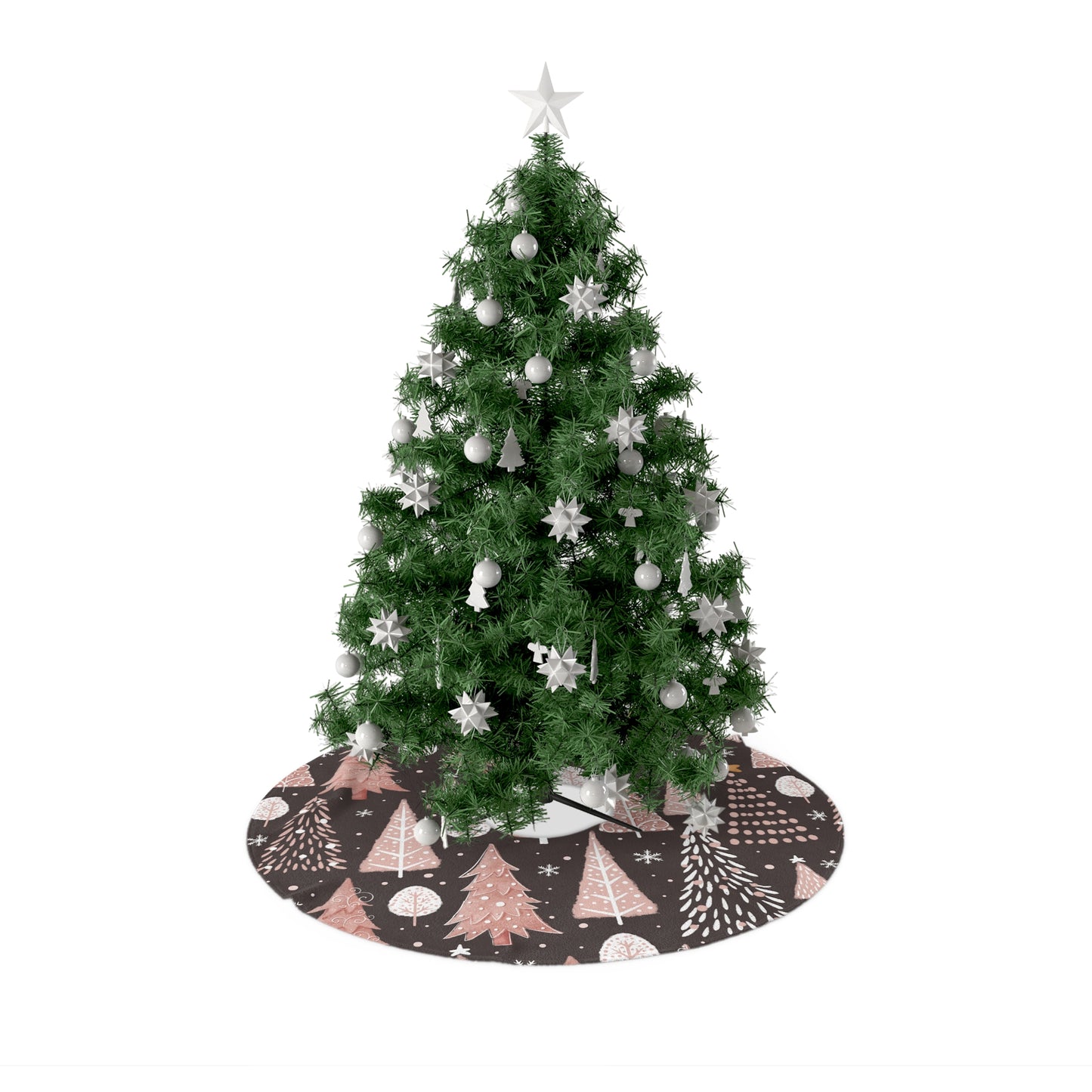Chic Christmas Tree Skirt, Festive Holiday Decor, Stylish Tree Cover, Cozy Winter Home Accent, Unique Gift for Christmas