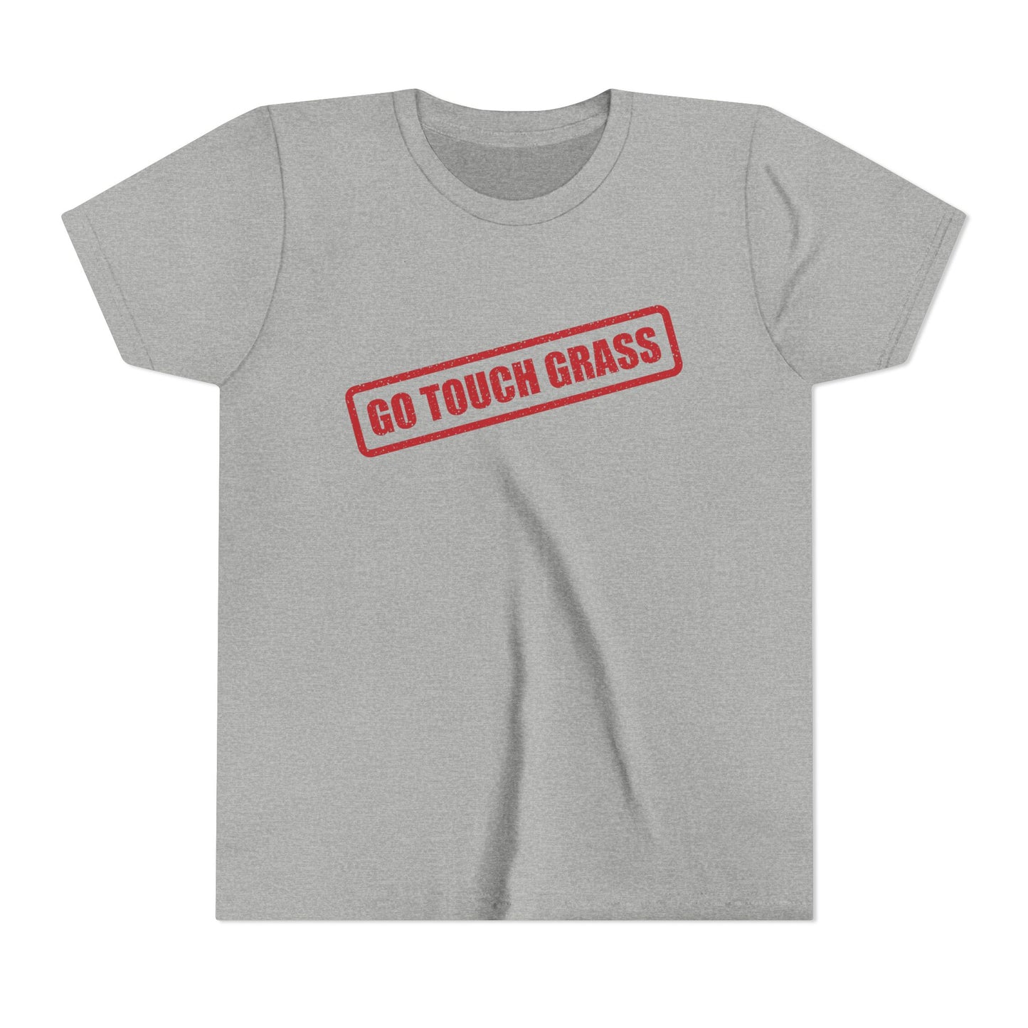 Youth Short Sleeve Tee - 'Go Touch Grass' Fun Graphic Tee