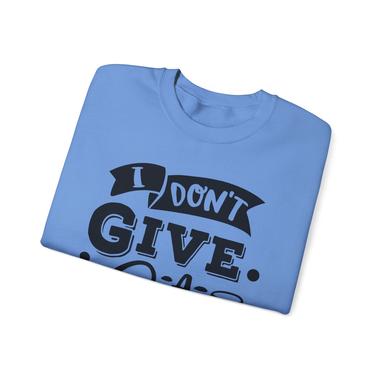 I Don't Give a Sip Unisex Heavy Blend Crewneck Sweatshirt, Funny Wine Lover Gift, Cozy Casual Sweatshirt, Perfect for Parties, Sip and Chill - aMOOsing Designs