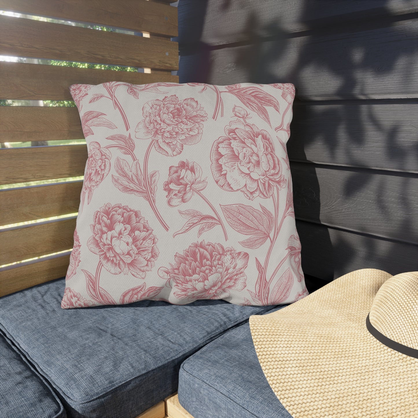 Vintage Floral Outdoor Pillow - aMOOsing Designs