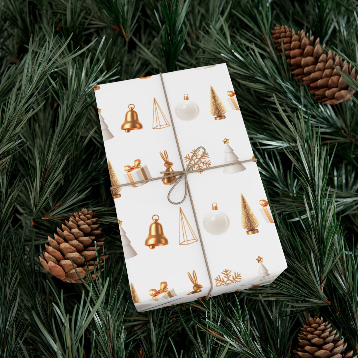 Festive Gift Wrap Paper – Elegant Holiday Design for All Occasions - aMOOsing Designs