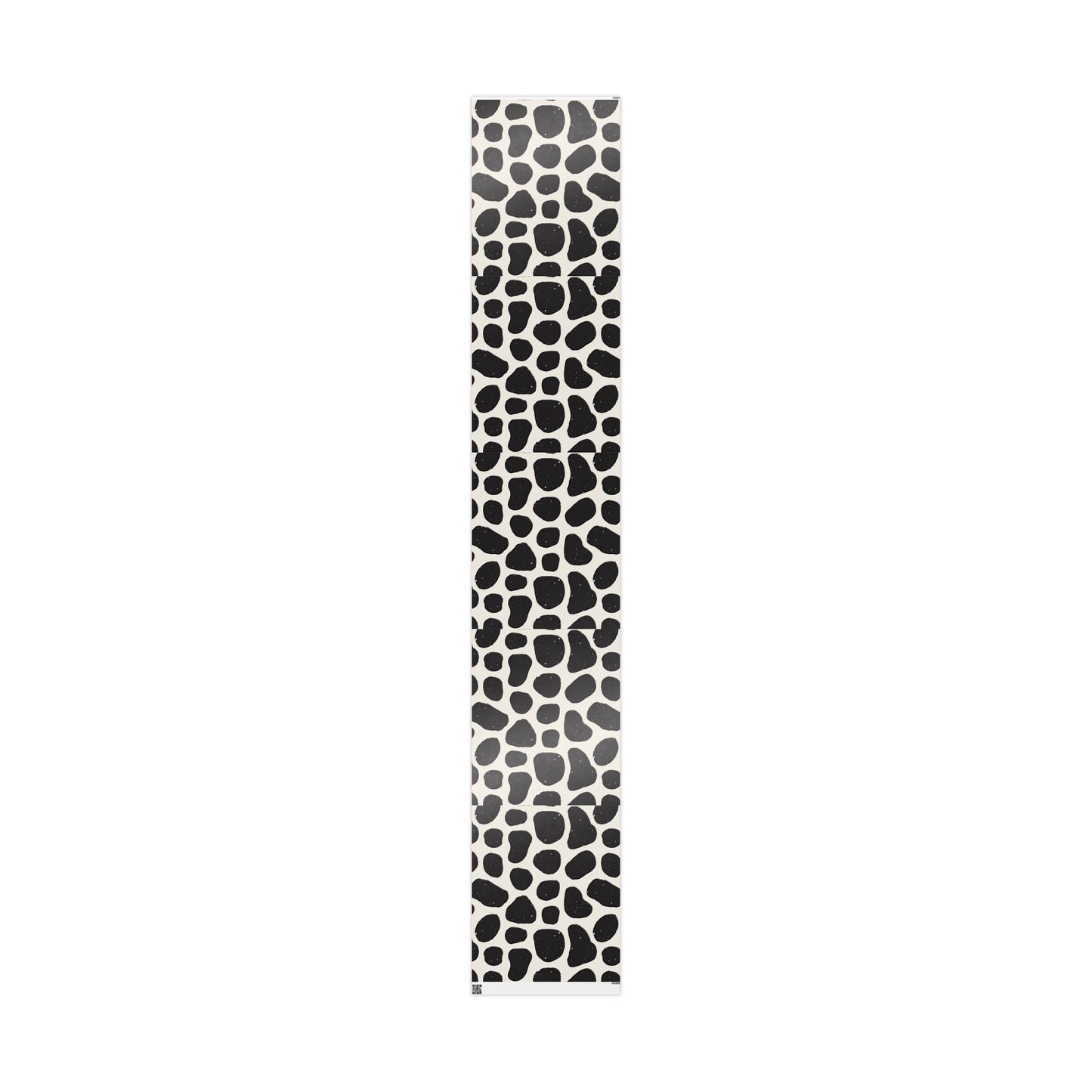Chic Cow Print Wrapping Paper, Modern Gift Wrap, Stylish Packaging, Unique Black and White Design, Eco-Friendly Decorative - aMOOsing Designs