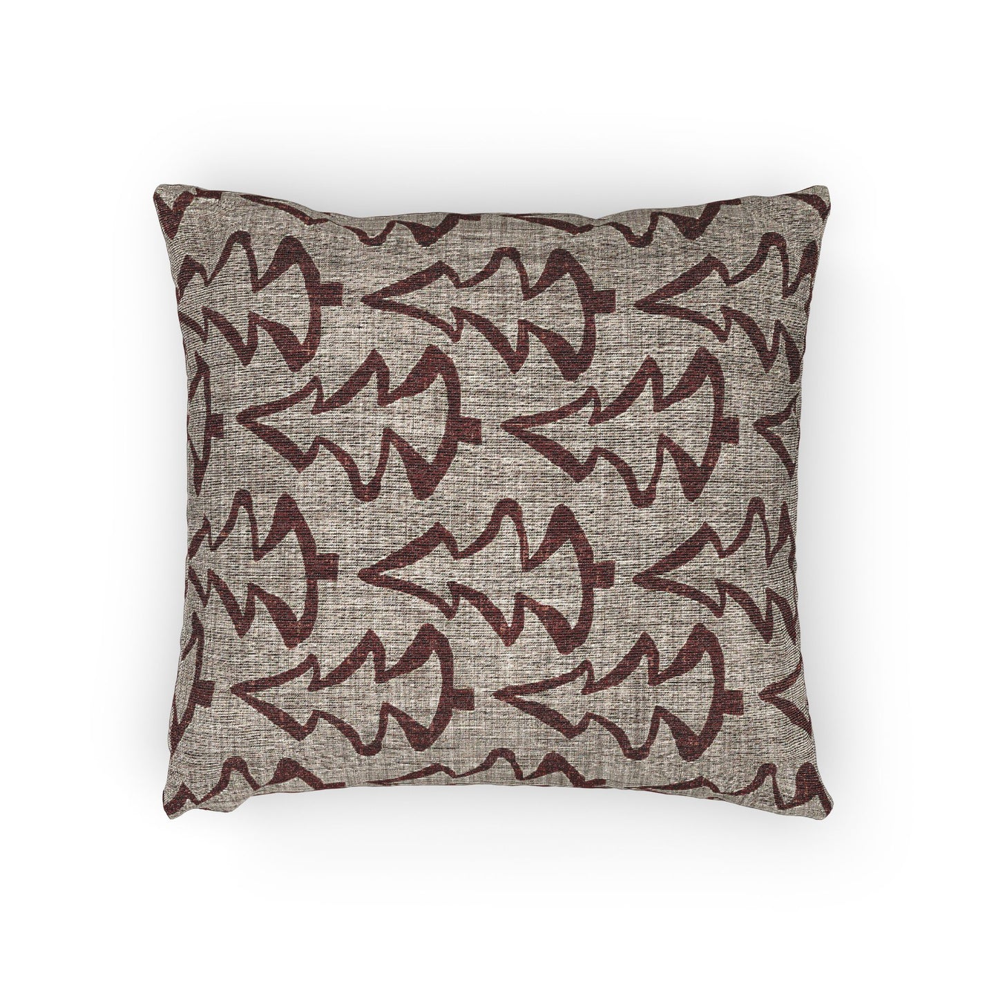 Cozy Woven Pillow for Home Decor, Rustic Throw Pillow, Winter Cabin Decor, Holiday Gift, Bohemian Cushion
