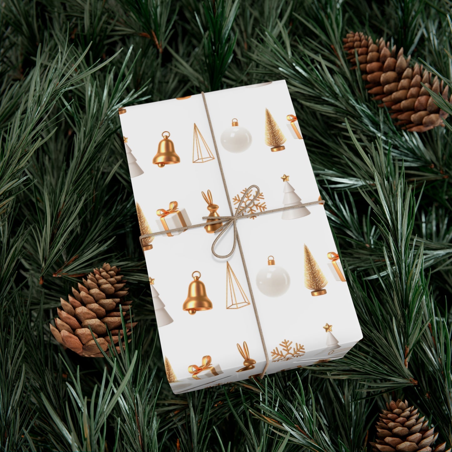 Festive Gift Wrap Paper – Elegant Holiday Design for All Occasions - aMOOsing Designs