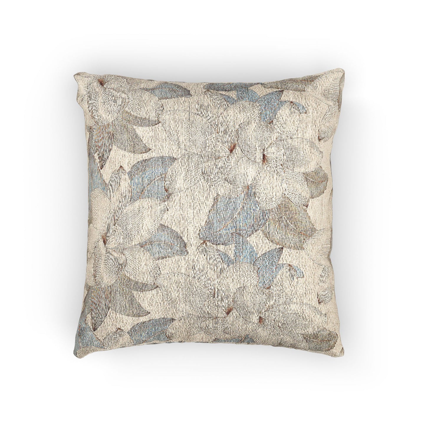 Floral Woven Pillow, Cozy Home Decor, Decorative Cushion, Gift for Her, Mothers Day Present