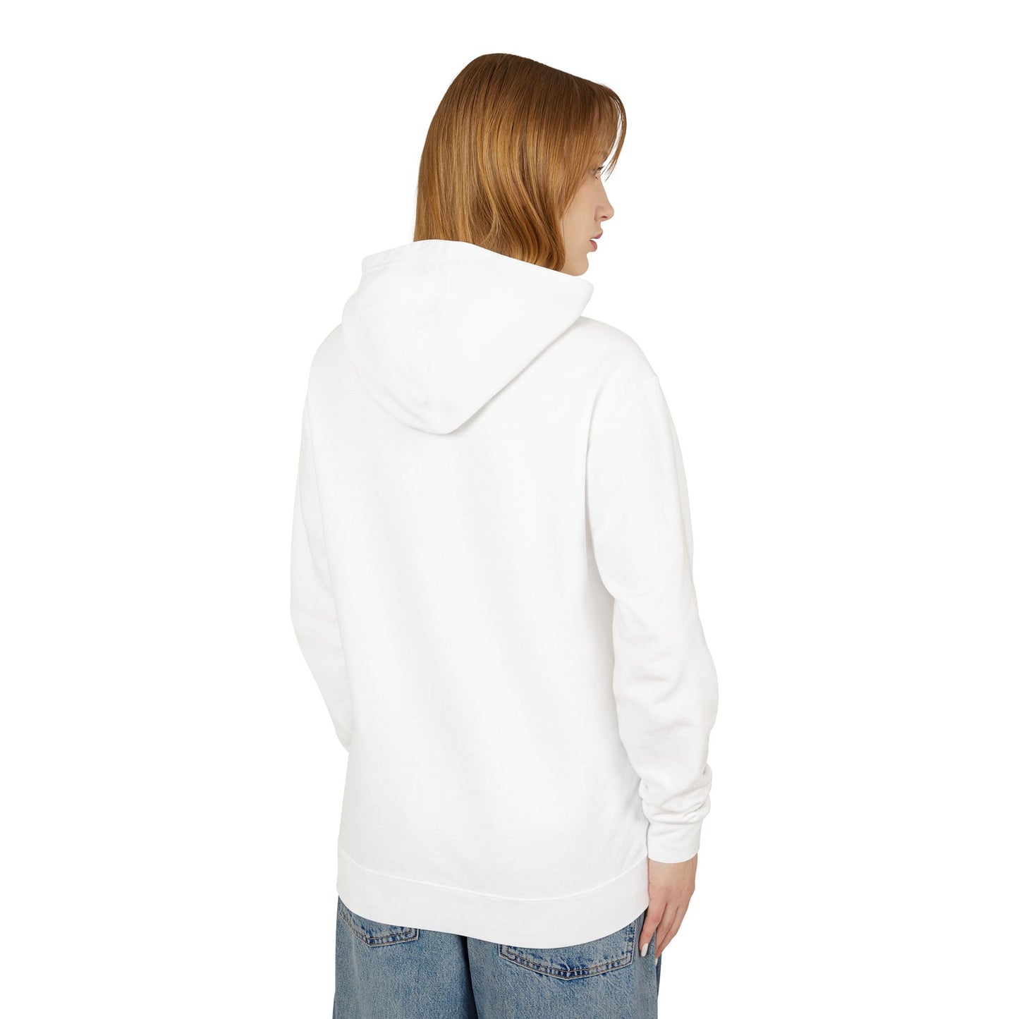 Funny Cow Graphic Unisex Lightweight Hooded Sweatshirt - "This Heifer Don't Take No Bull" - aMOOsing Designs