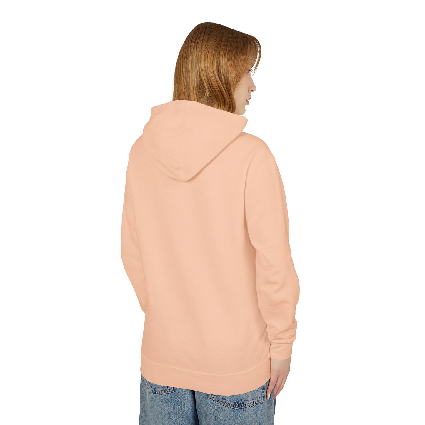 Funny Cow Graphic Unisex Lightweight Hooded Sweatshirt - "This Heifer Don't Take No Bull" - aMOOsing Designs
