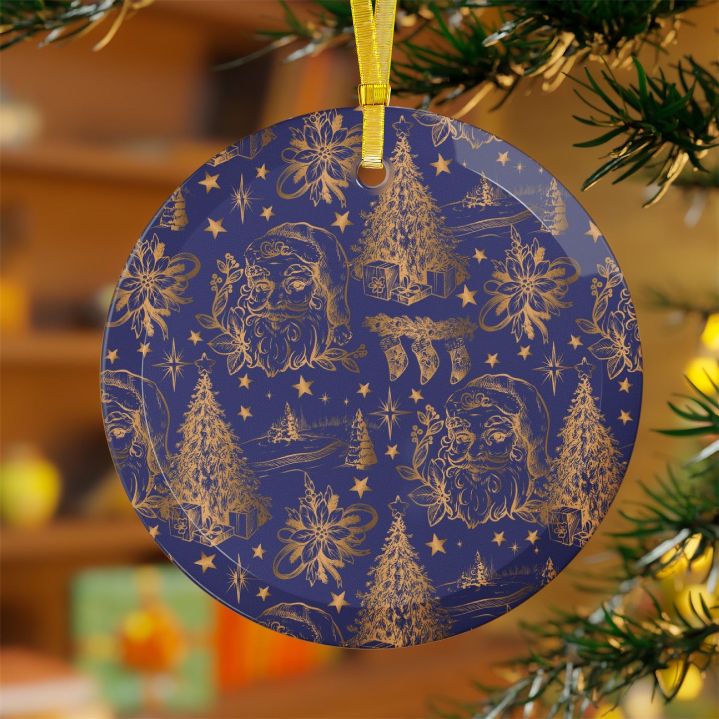 Festive Glass Ornaments - Holiday Decor, Christmas Tree Decorations, Ornaments for Gifting, Seasonal Home Accents, Vintage-Inspired