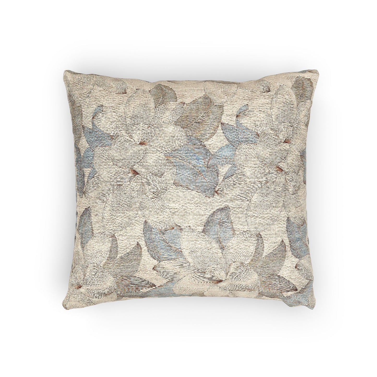 Floral Woven Pillow, Cozy Home Decor, Decorative Cushion, Gift for Her, Mothers Day Present