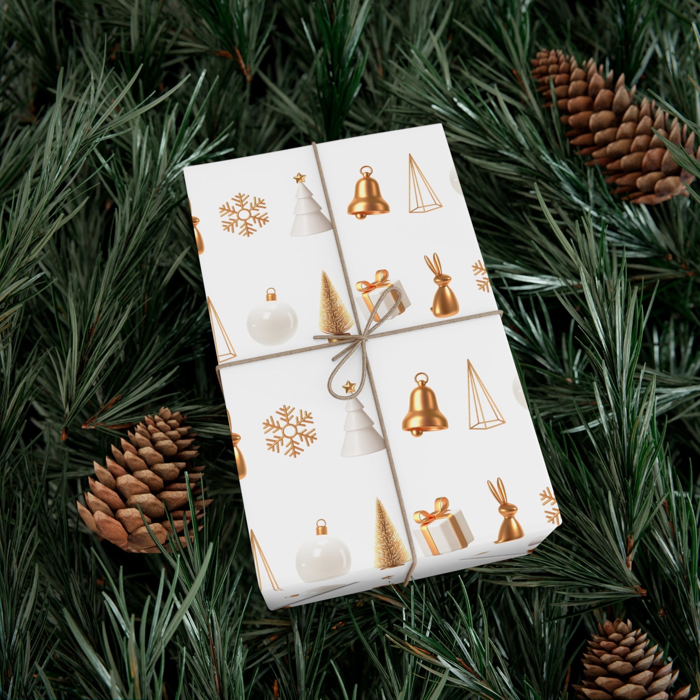 Festive Gift Wrap Paper – Elegant Holiday Design for All Occasions - aMOOsing Designs