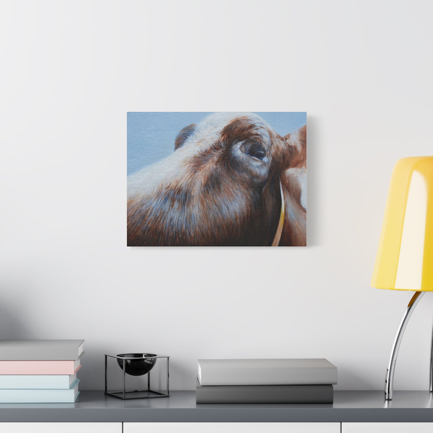 Farmhouse Chic Cow Art Canvas - Perfect for Country Decor - aMOOsing Designs
