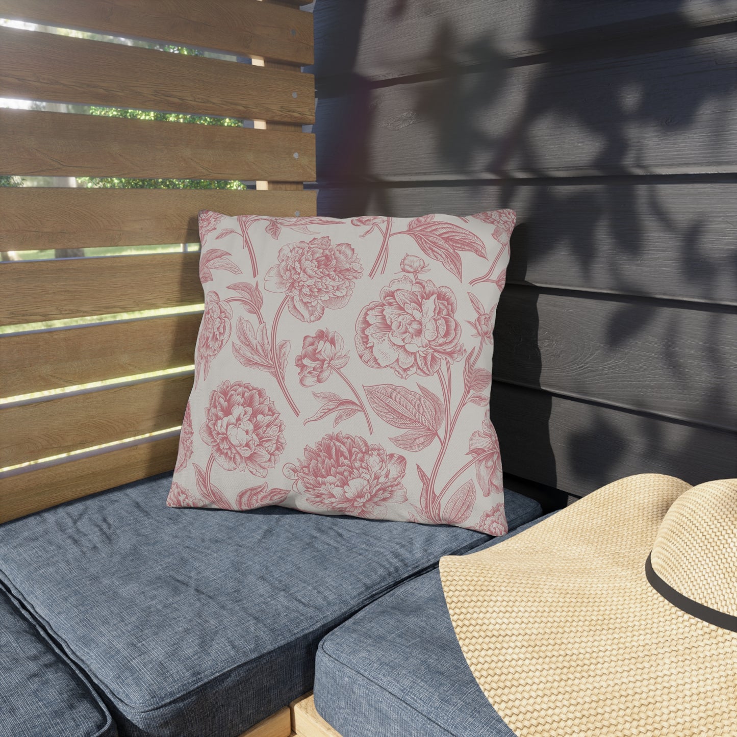 Vintage Floral Outdoor Pillow - aMOOsing Designs