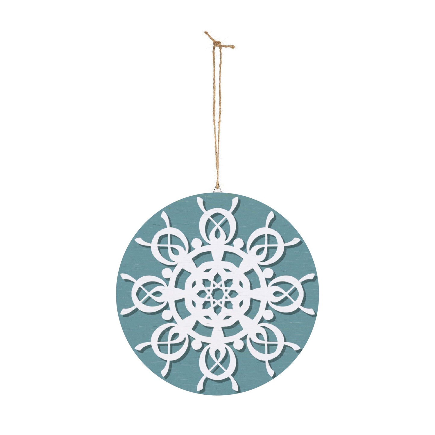 Winter Snowflake Wood Sign | Holiday Decor, Rustic Home Decor, Seasonal Wall Art, Christmas Ornament, Handmade Sign