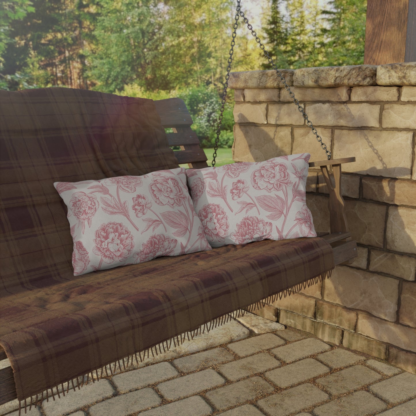 Vintage Floral Outdoor Pillow - aMOOsing Designs