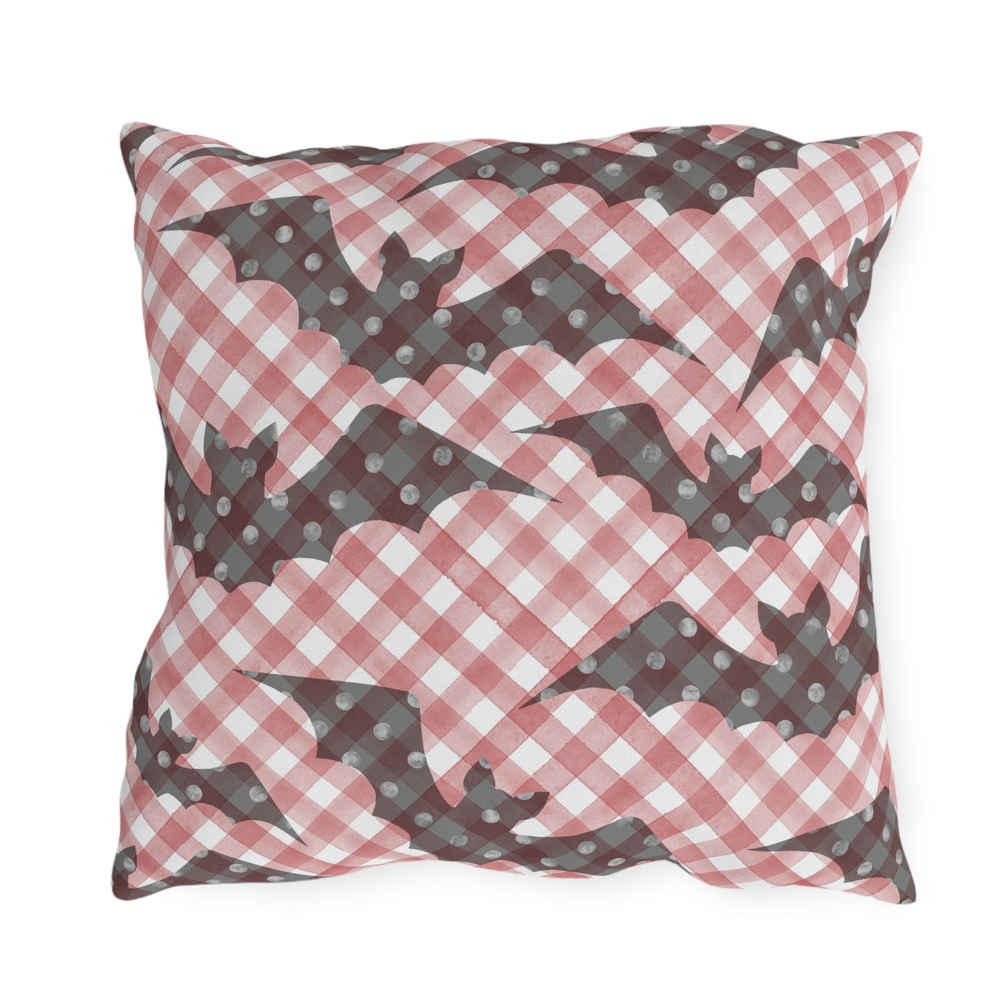 Going Batty- Halloween Outdoor Pillow - Cozy Decor, Garden Accent, Spooky Cushion, Haunted House, Fall Festivities