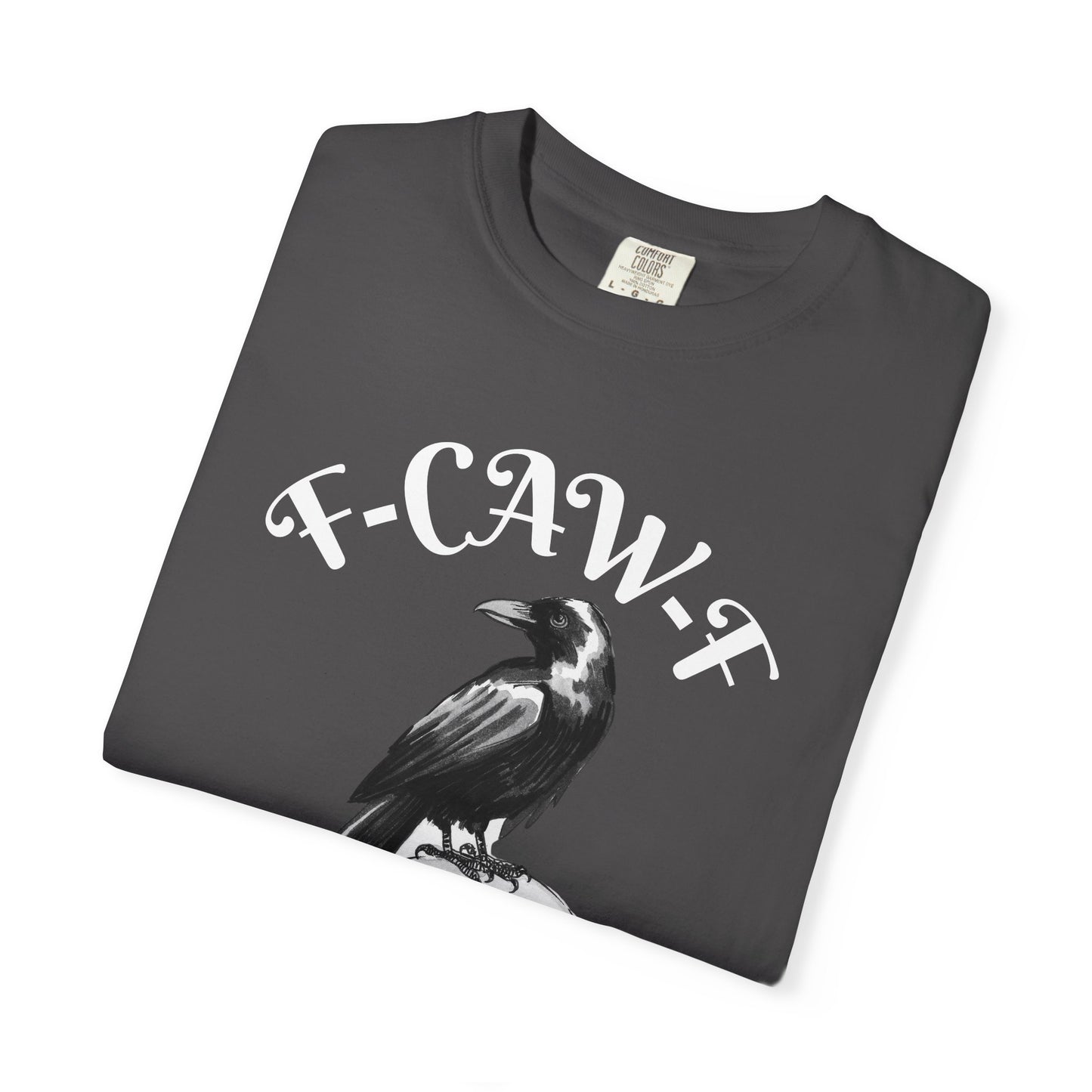 Skull & Crow Tee, Edgy Graphic T-shirt, Unisex Casual Wear, Halloween Costume Shirt, Gothic Style Apparel