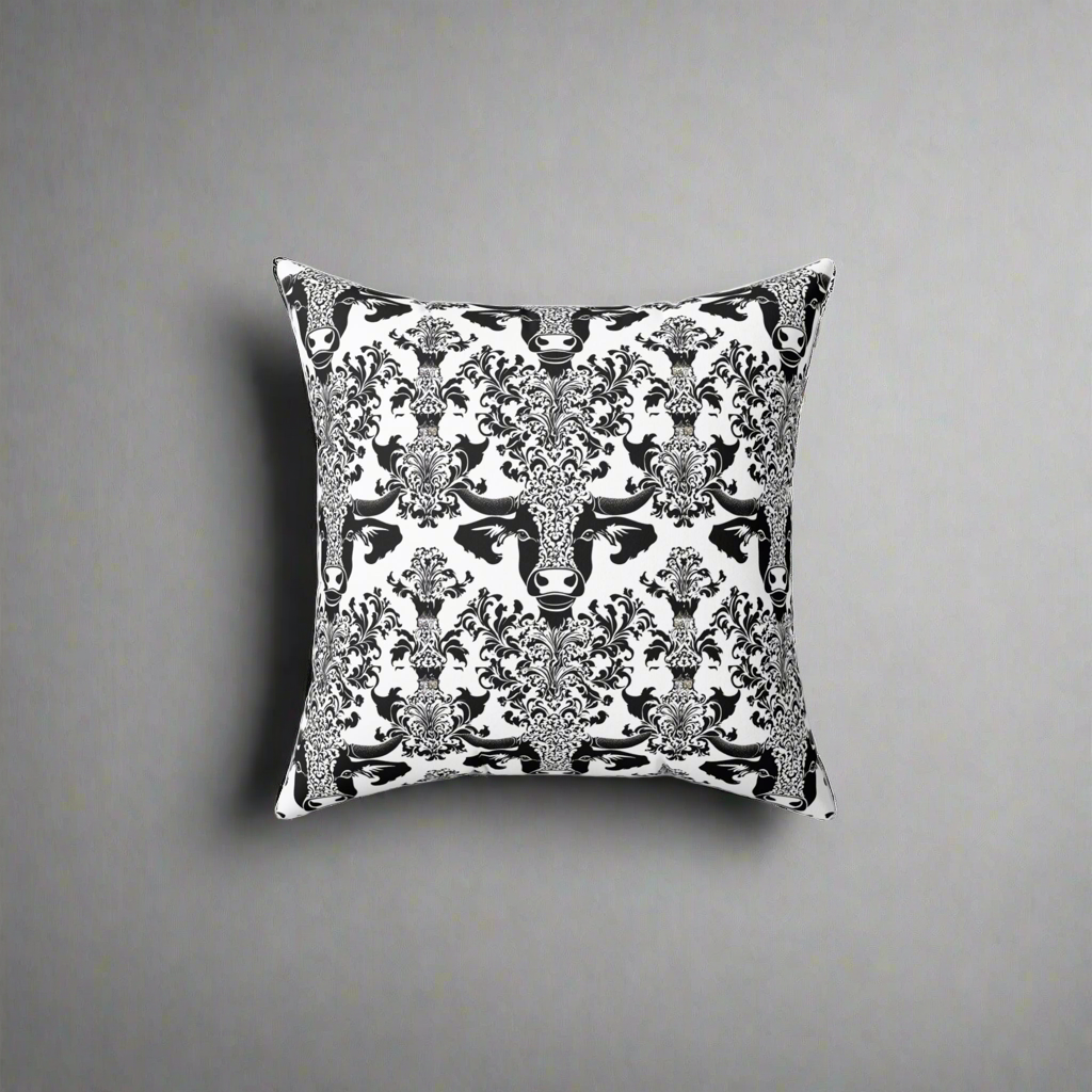 daMOOsk- Faux Suede Square Pillow.