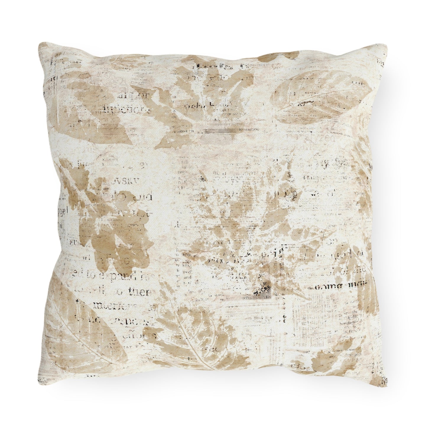 Rustic Floral Outdoor Pillows, Cozy Patio Decor, Garden Cushion Covers, Vintage Style Throw Pillows, Neutral Home Accessories