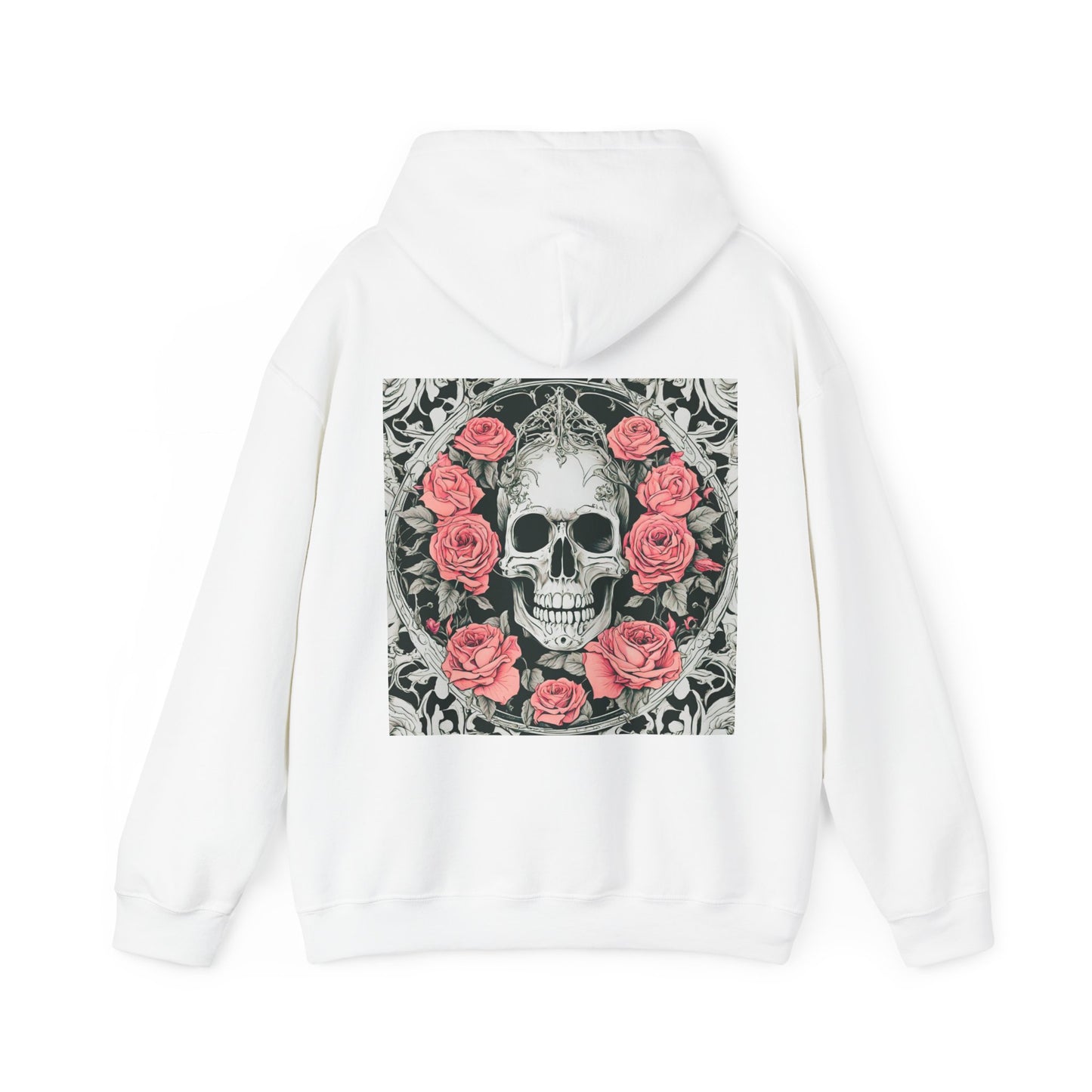 Skeletons n Roses- Unisex Heavy Blend™ Hooded Sweatshirt