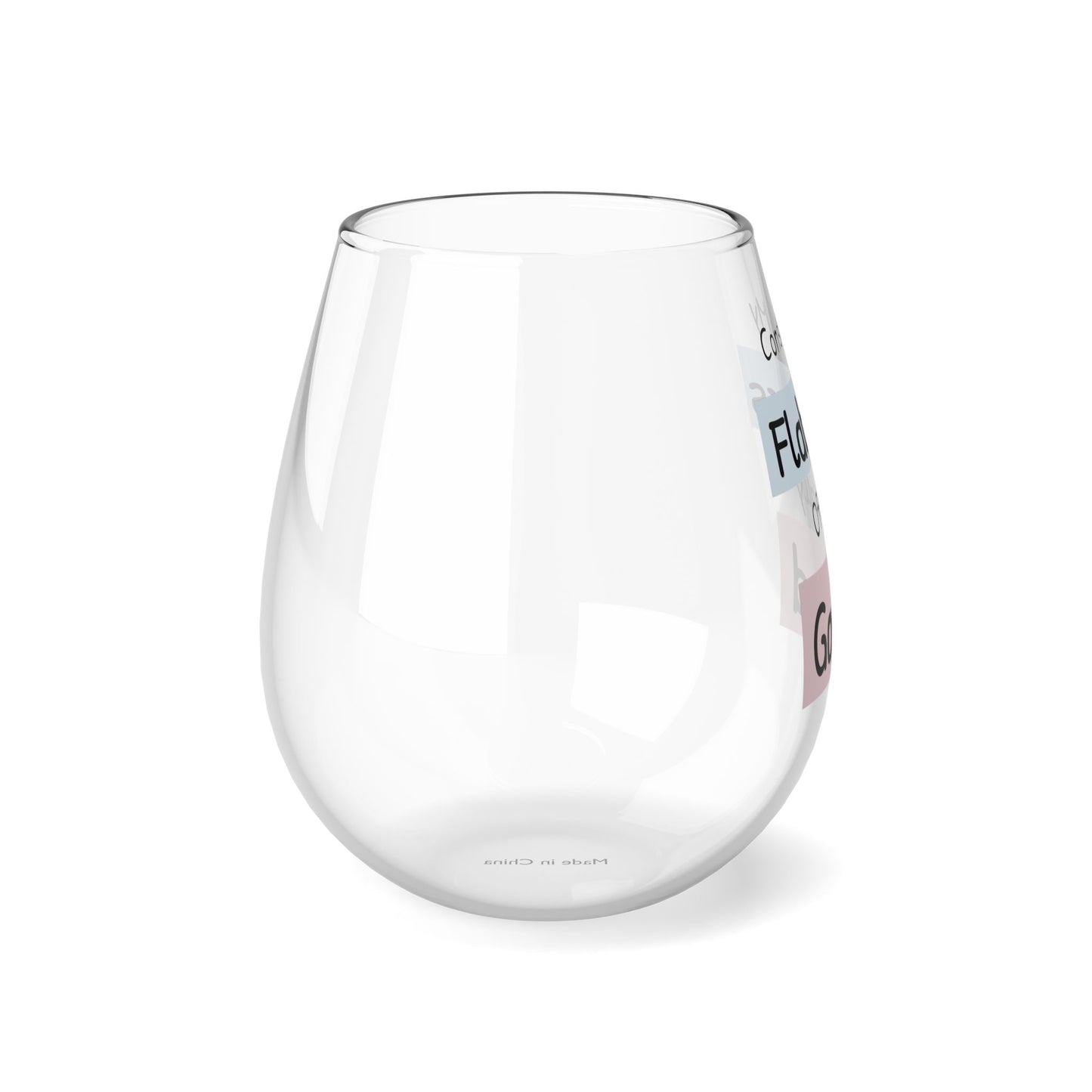 Funny Stemless Wine Glass - "Consider My Flabbers Officially Gasted" - Perfect for Celebrations & Gifts