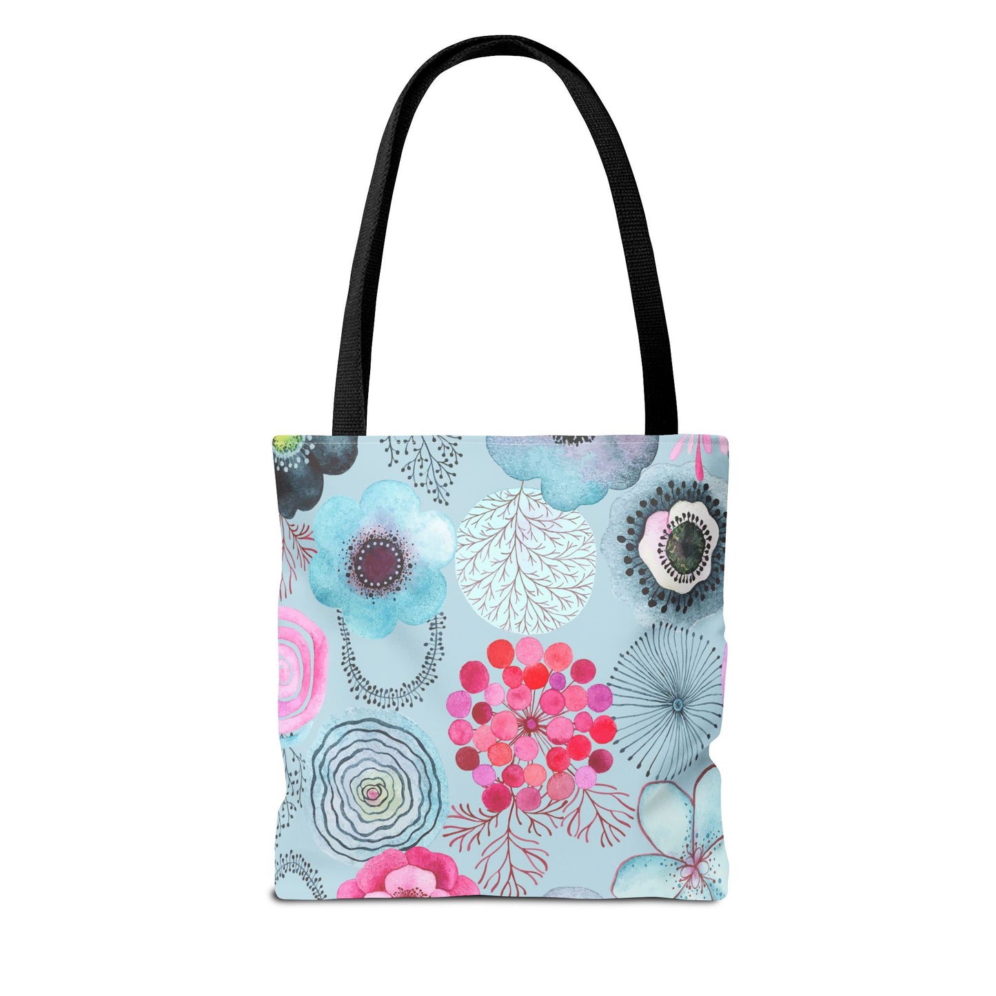 Floral Tote Bag, Perfect for Spring Outings, Beach Days, Shopping, Eco-Friendly Gift, Flower Design - aMOOsing Designs