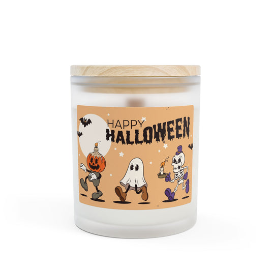 Happy Halloween Vintage Cartoon Theme Candle, 11oz - Perfect for Home Decor, Gifts, Halloween, Spooky Decor