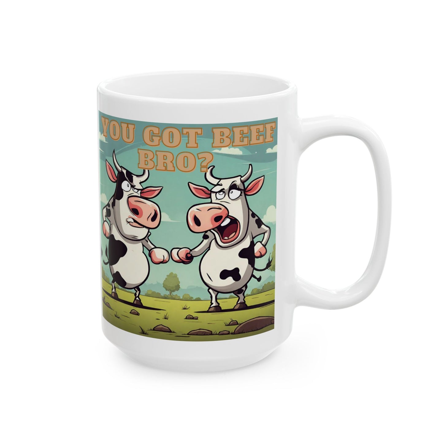 Funny Cow Mug - Ceramic Mug