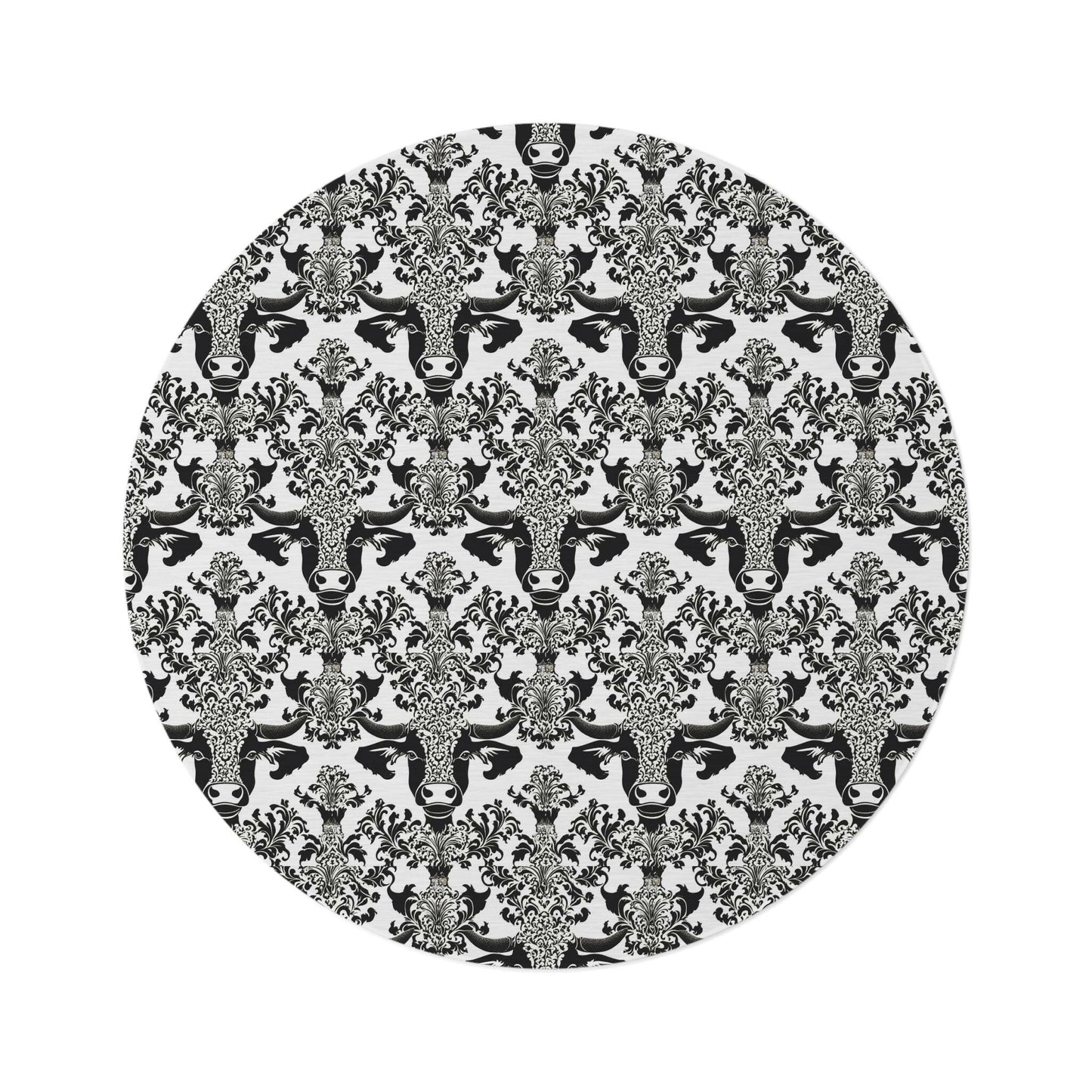 daMOOsk Round Rug.