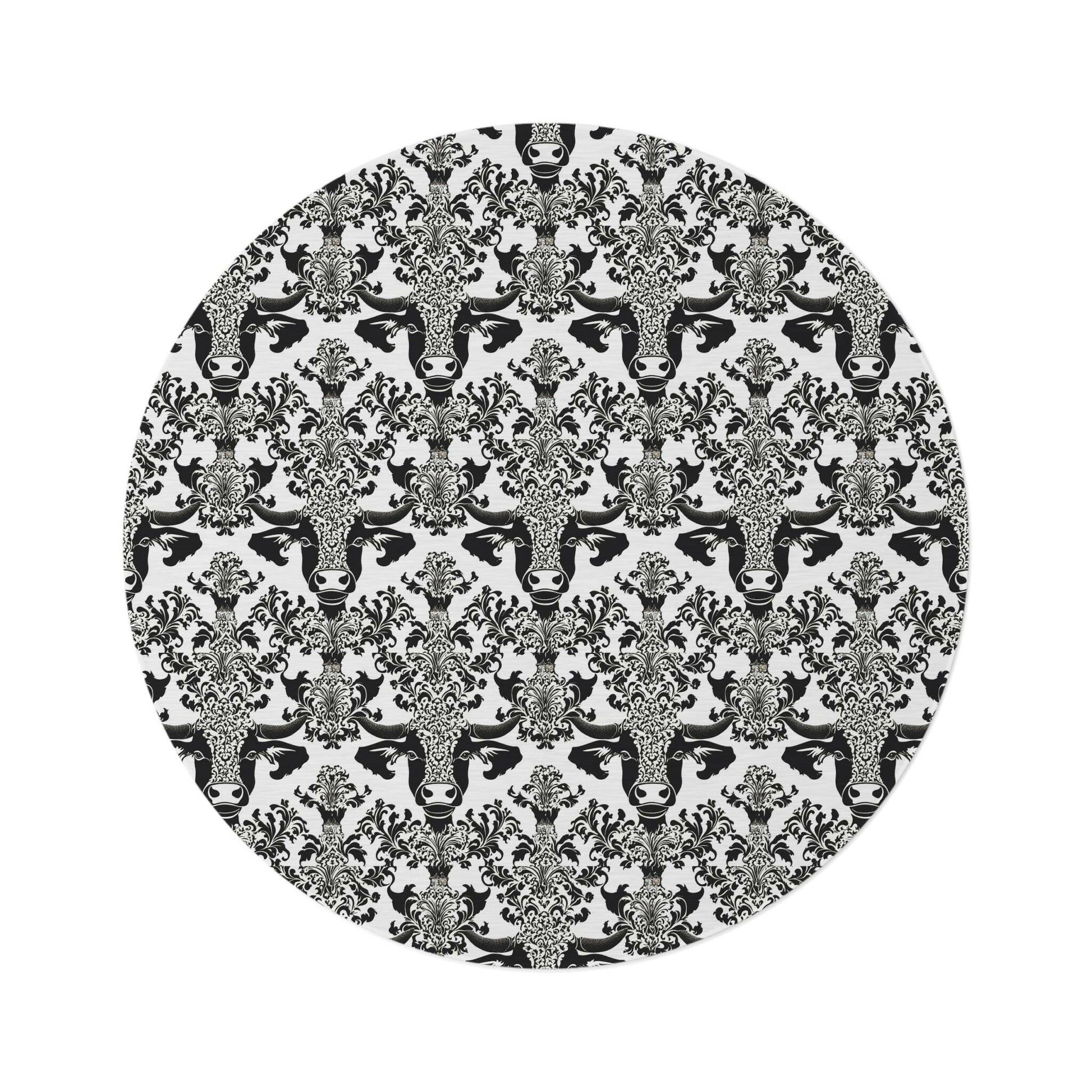 daMOOsk Round Rug.