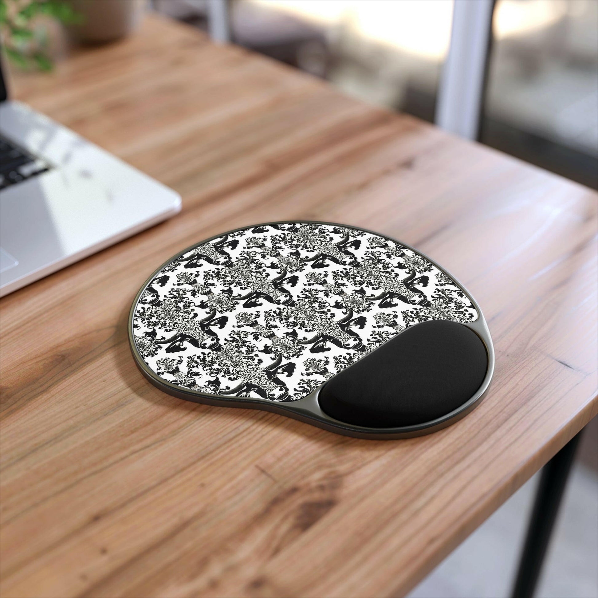 daMOOsk Mouse Pad With Wrist Rest.