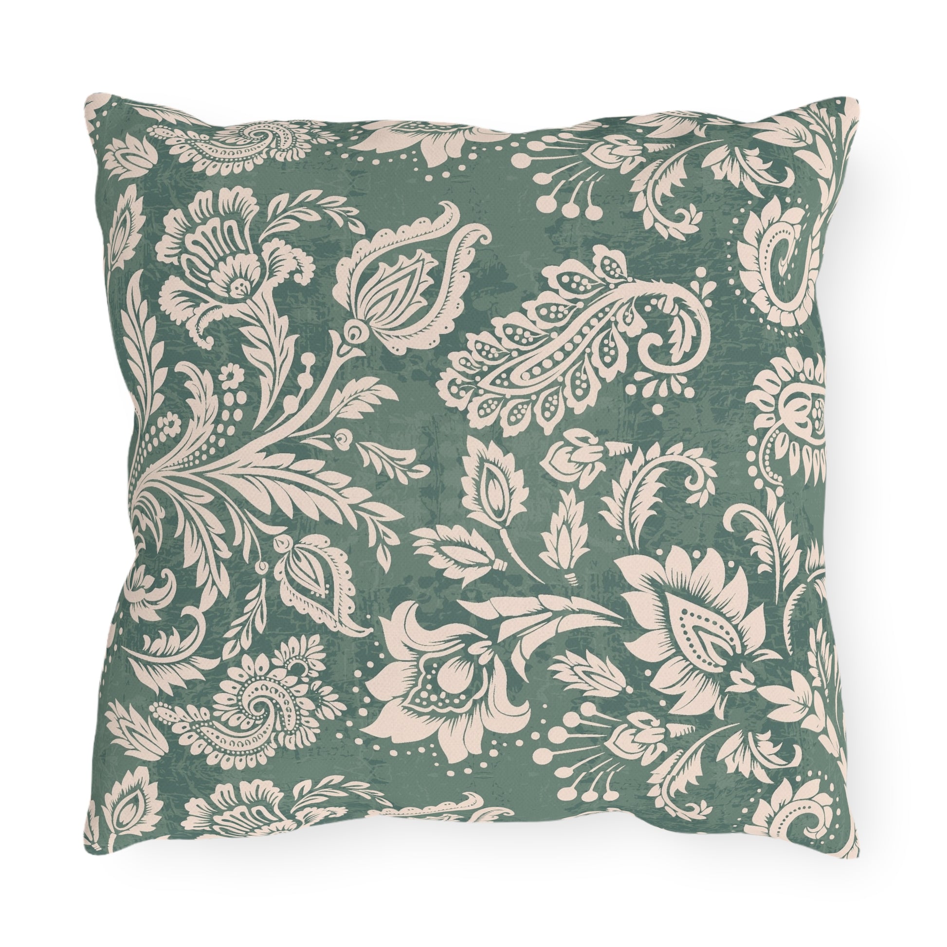 Botanical Outdoor Pillows - Cozy Floral Cushion for Patios and Decks - aMOOsing Designs