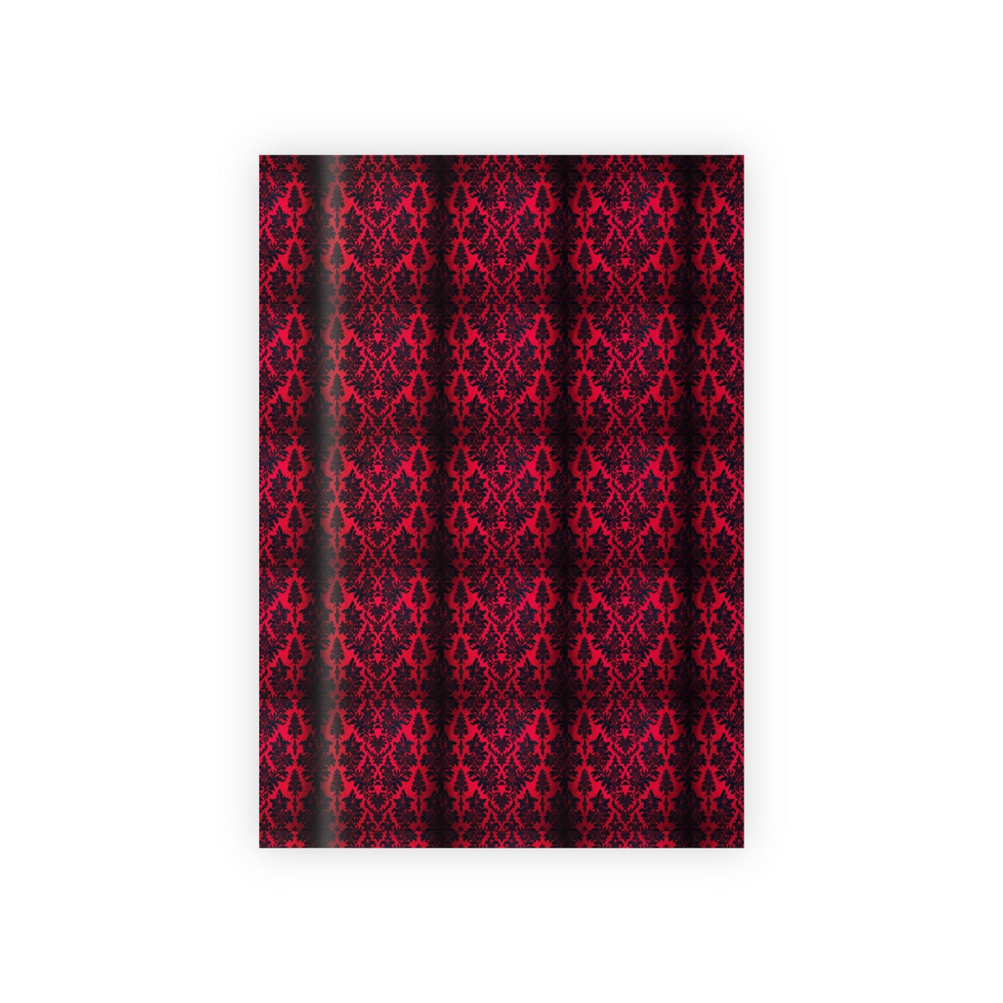 Elegant Gothic Red Gift Wrapping Paper Roll - Perfect for Holidays & Special Occasions