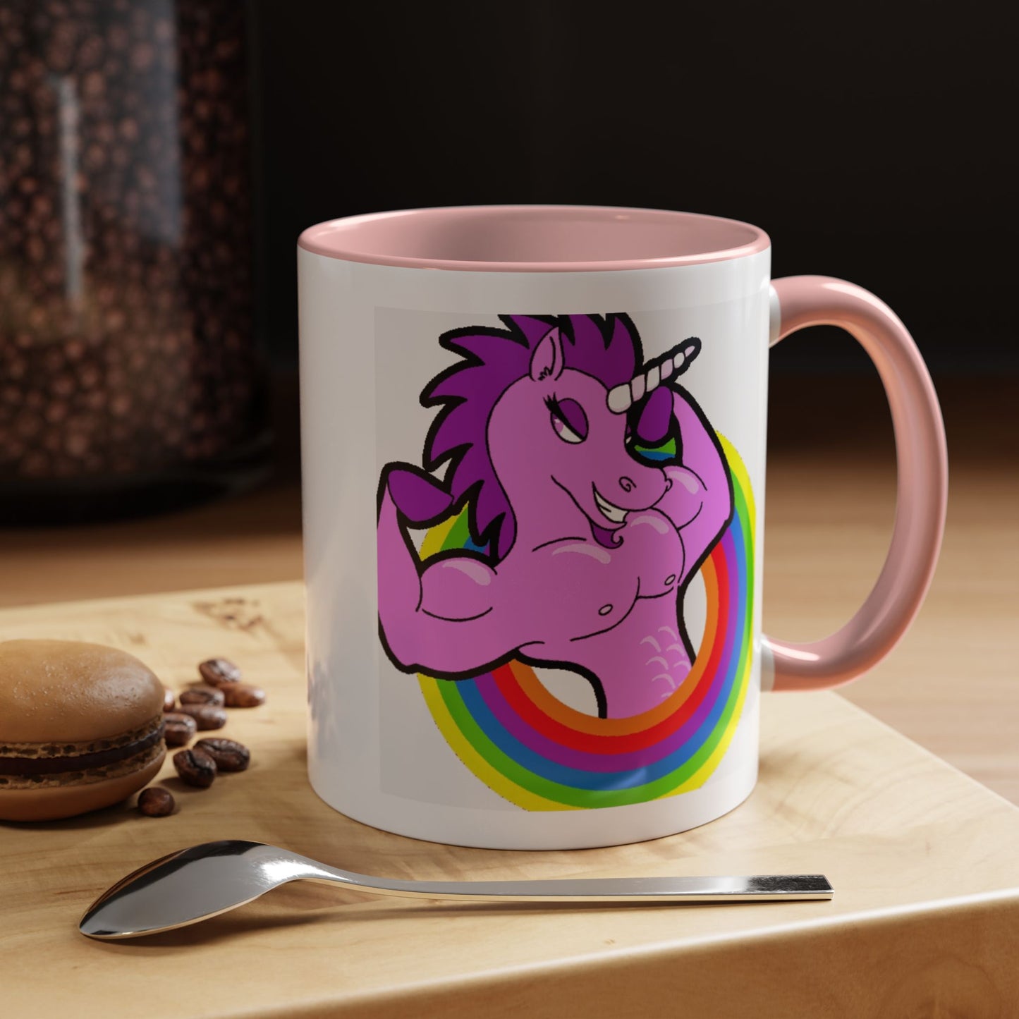 Mug Flexing Unicorn Coffee Mug (11, 15oz)