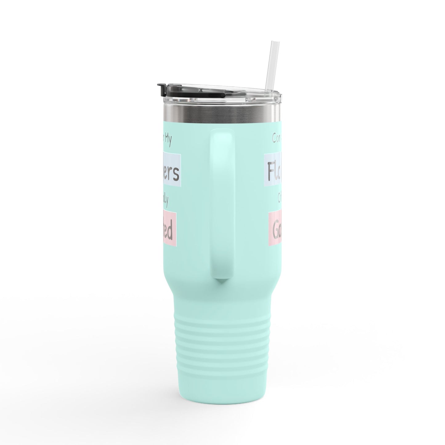 Funny Insulated Travel Mug - 40oz 'Consider My Flabbers Officially Gasted'