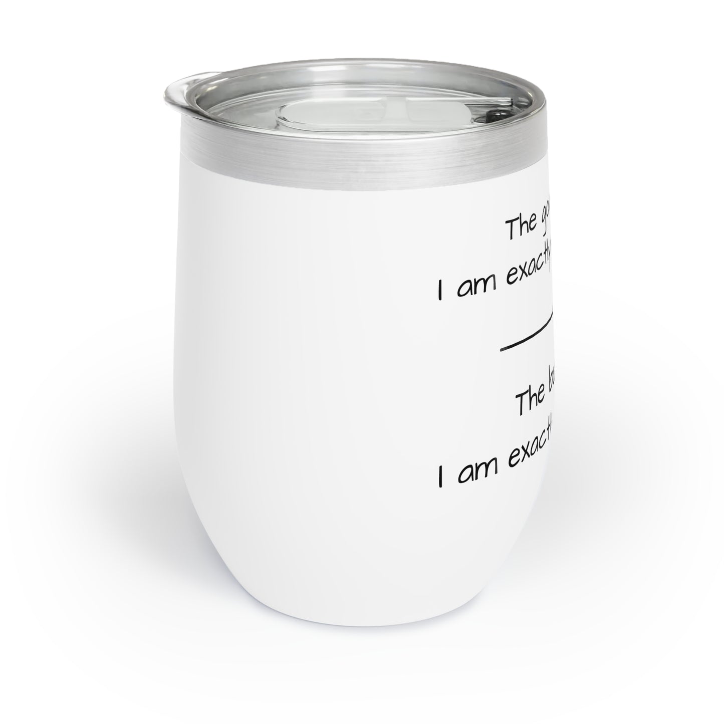 Humorous Wine Tumbler - "Good News/Bad News" – Perfect for Wine Lovers