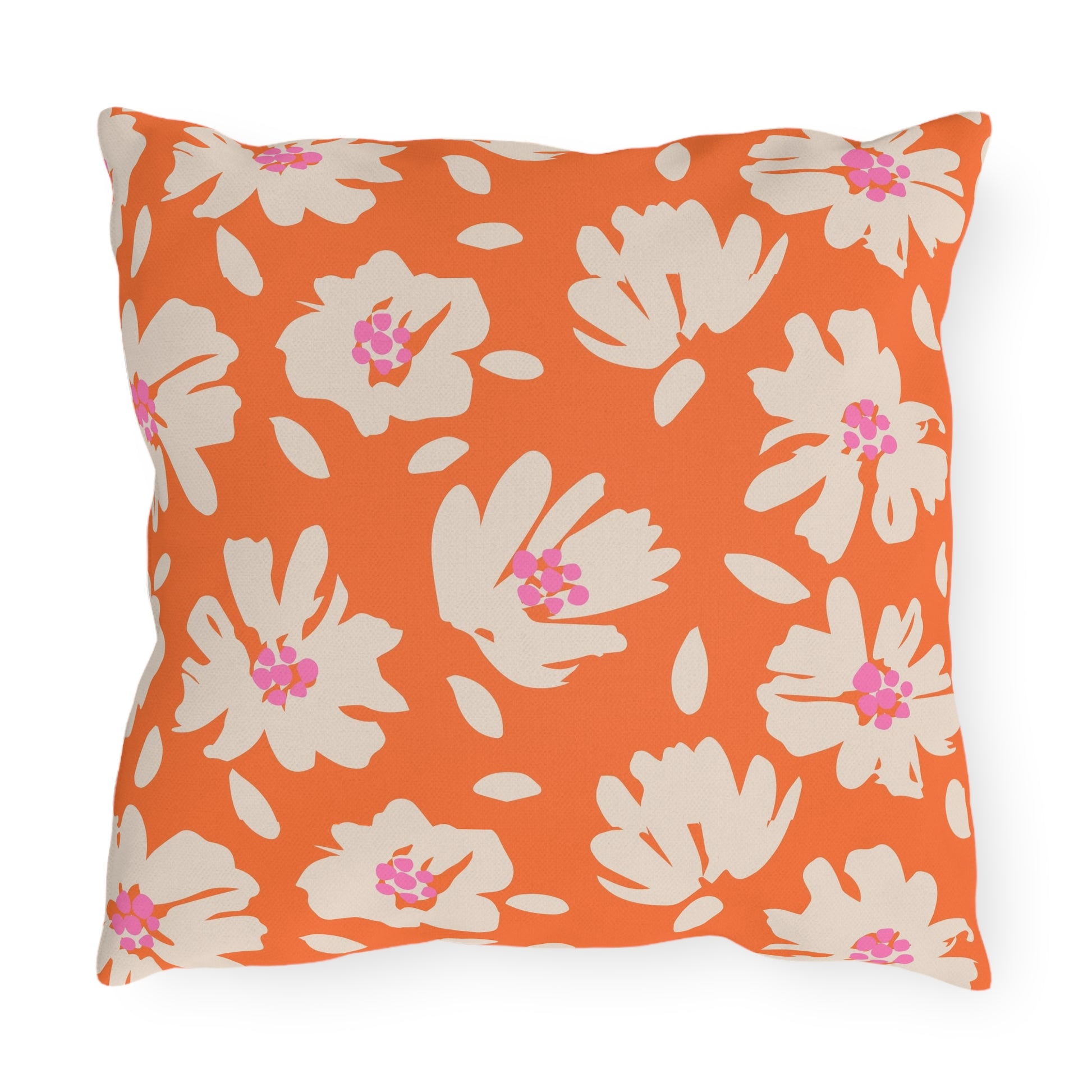 Vibrant Botanical Outdoor Pillow - aMOOsing Designs