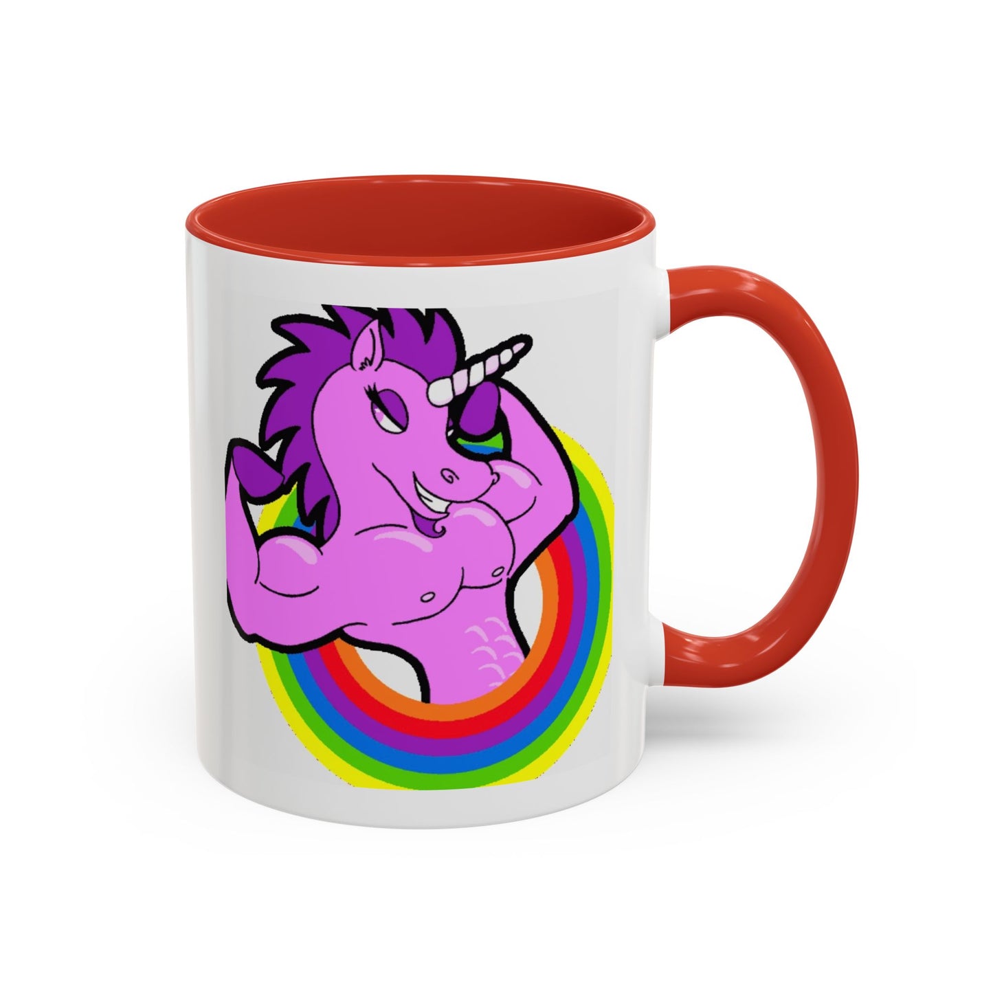 Mug Flexing Unicorn Coffee Mug (11, 15oz)