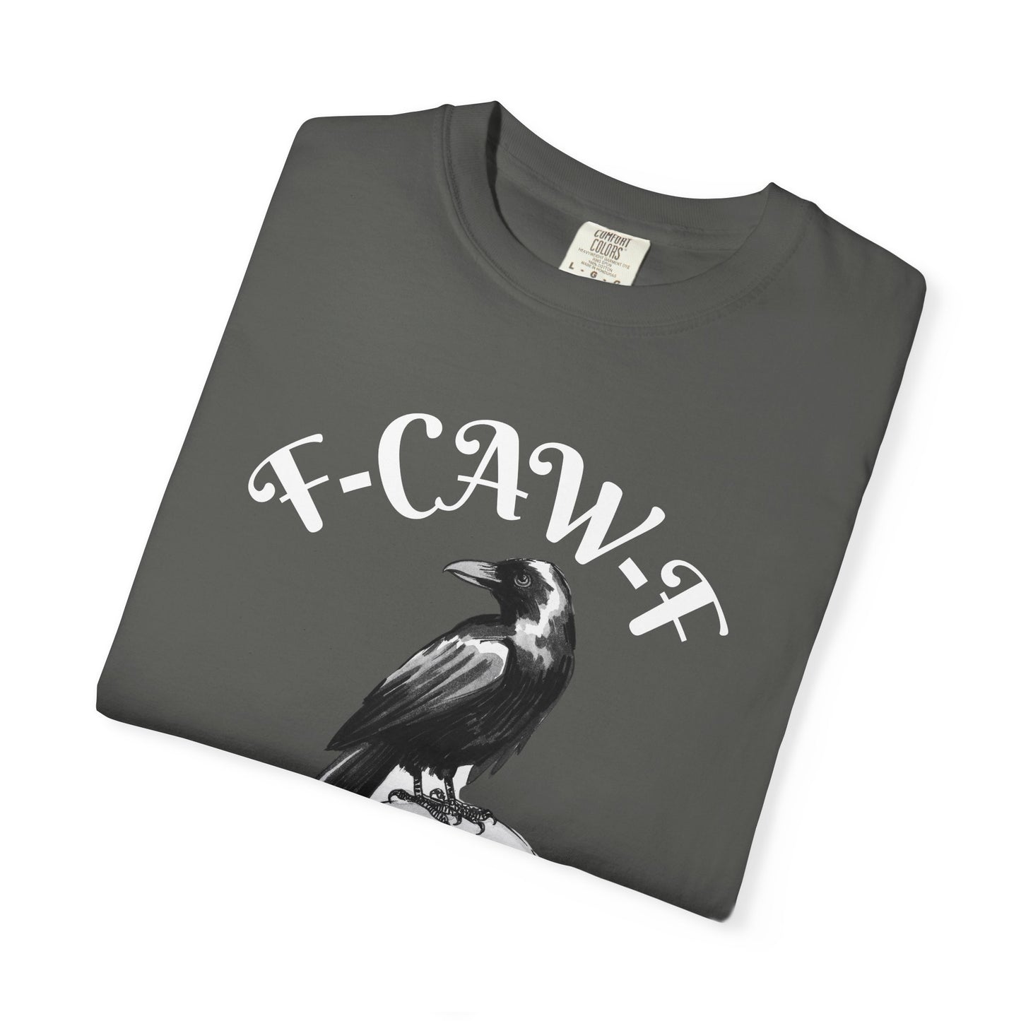 Skull & Crow Tee, Edgy Graphic T-shirt, Unisex Casual Wear, Halloween Costume Shirt, Gothic Style Apparel