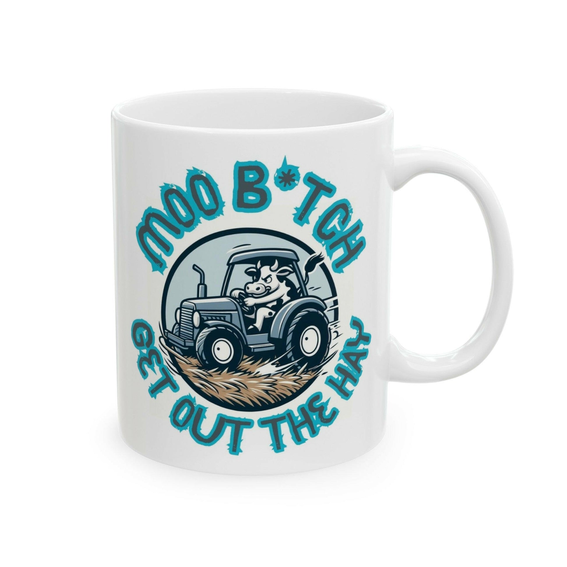 MOO B*tch Ceramic Mug, (11oz, 15oz).