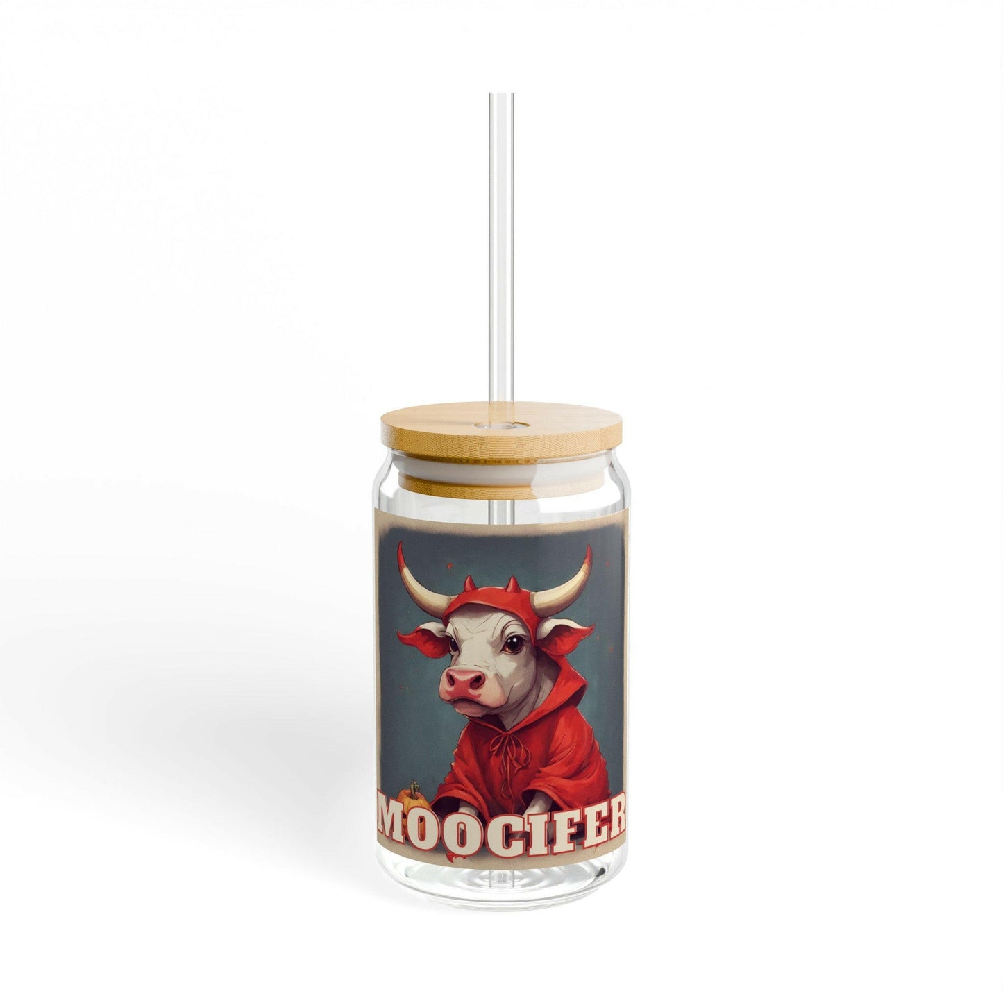 MOOcifer- Sipper Glass, 16oz.