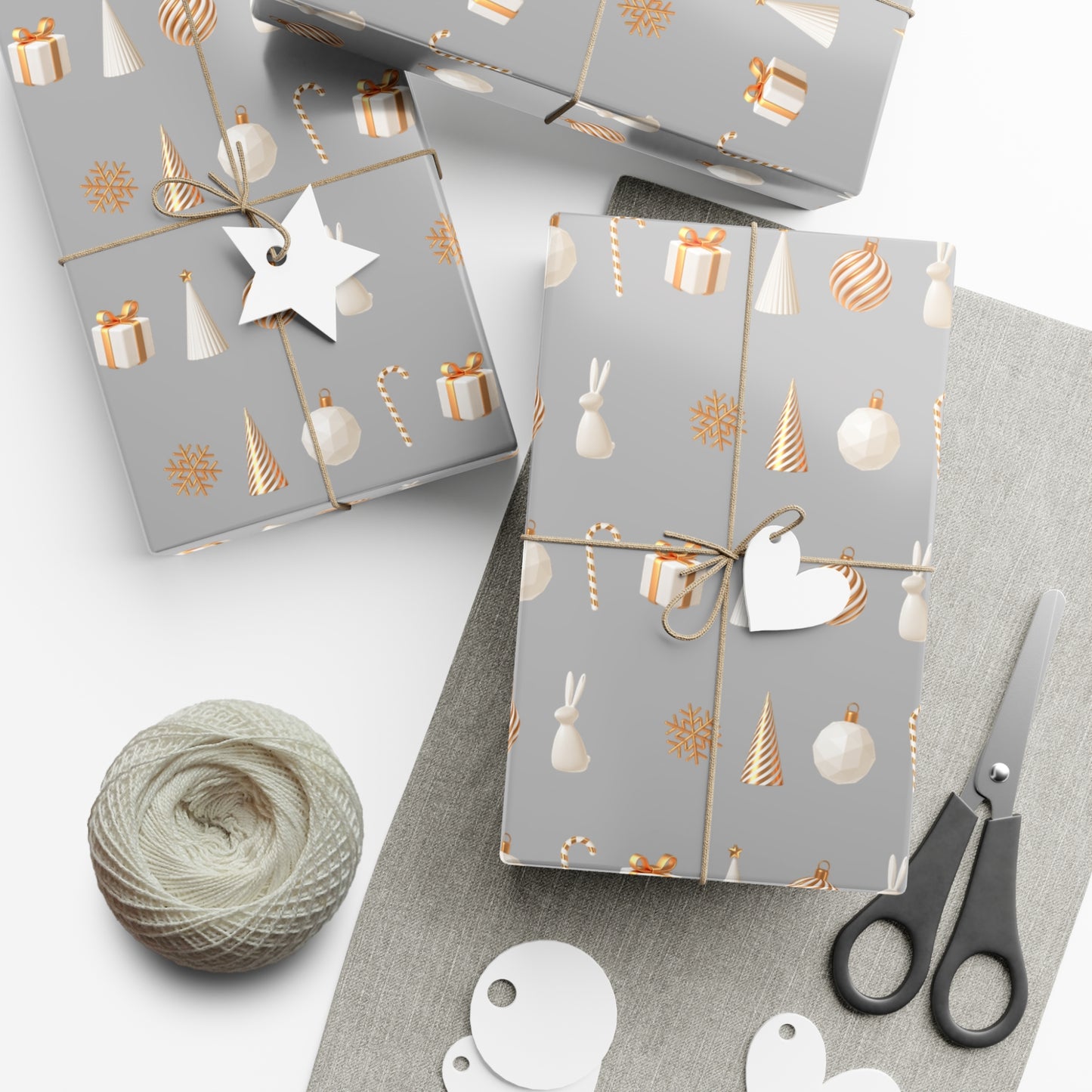 Silver and Gold- Classical, Elegant Gift Wrapping Papers