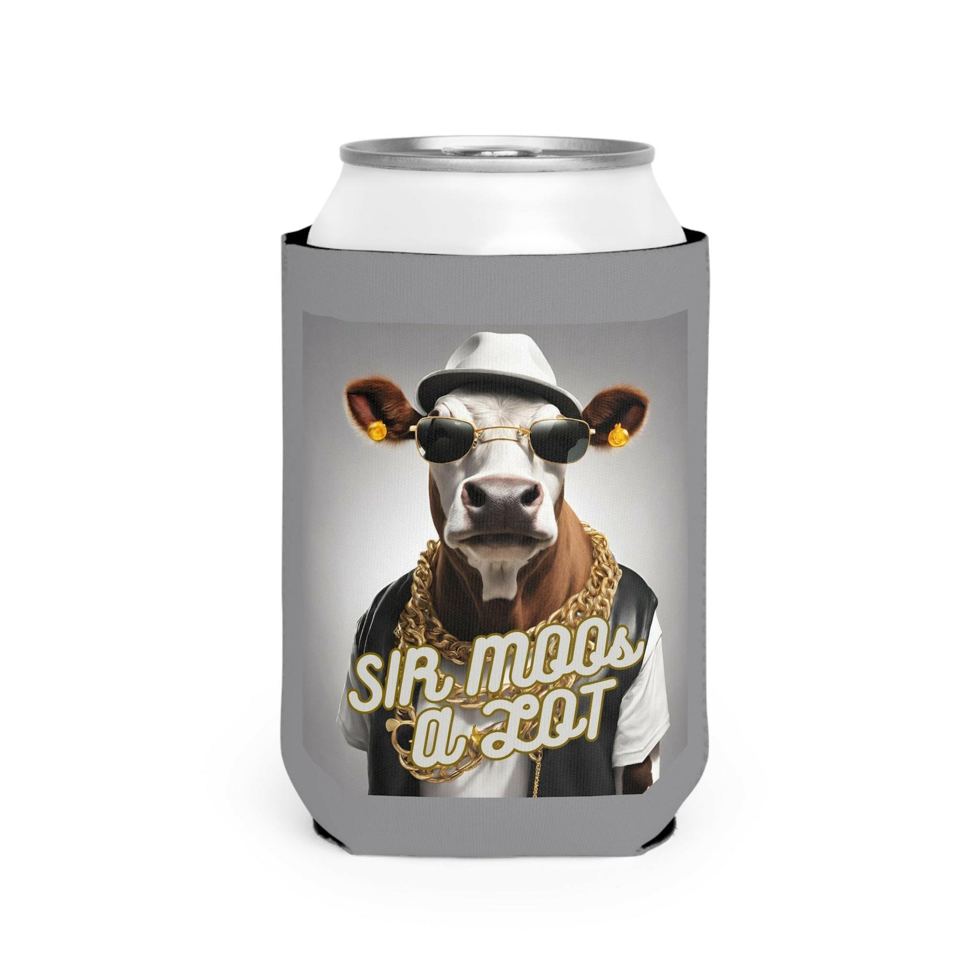 Sir Moos A Lot- Can Cooler Sleeve.