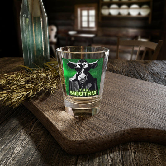 The MOOtrix- Shot Glass, 1.5oz.