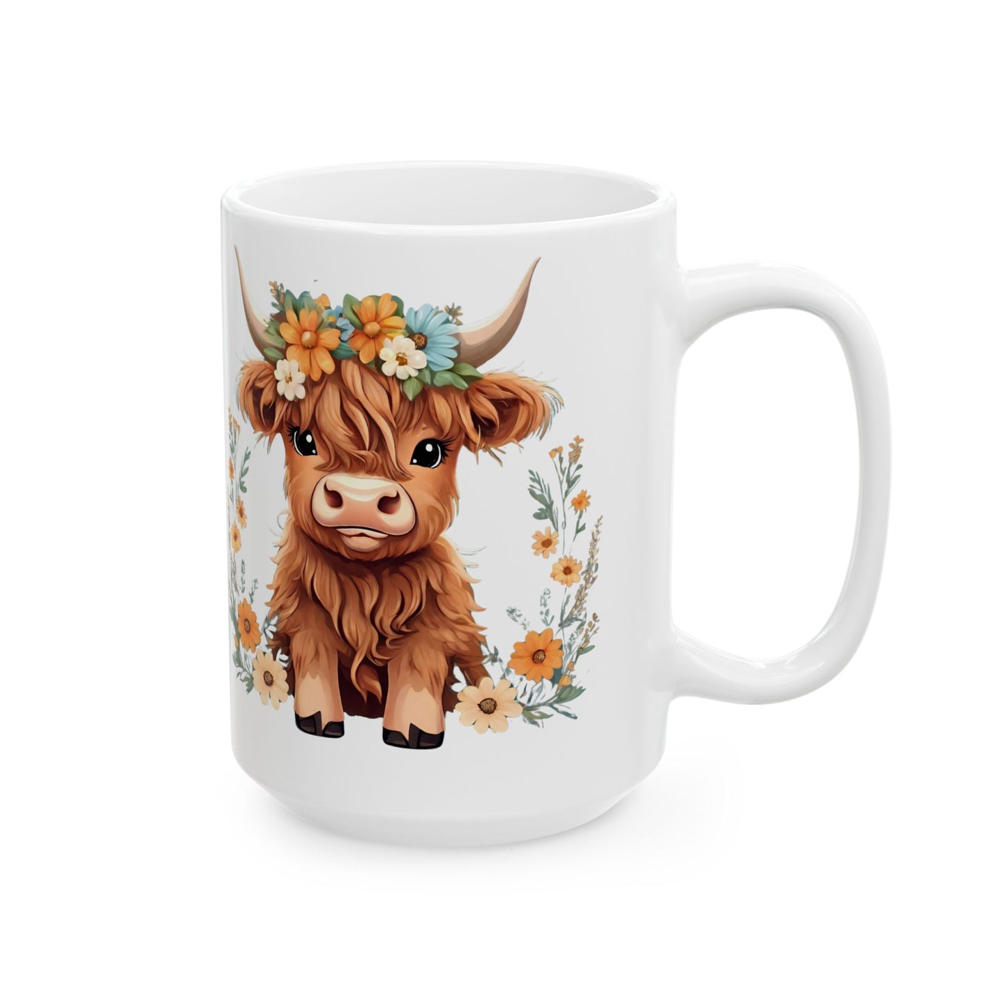 Mug - Udderly Adorable Ceramic Mug (11oz, 15oz)